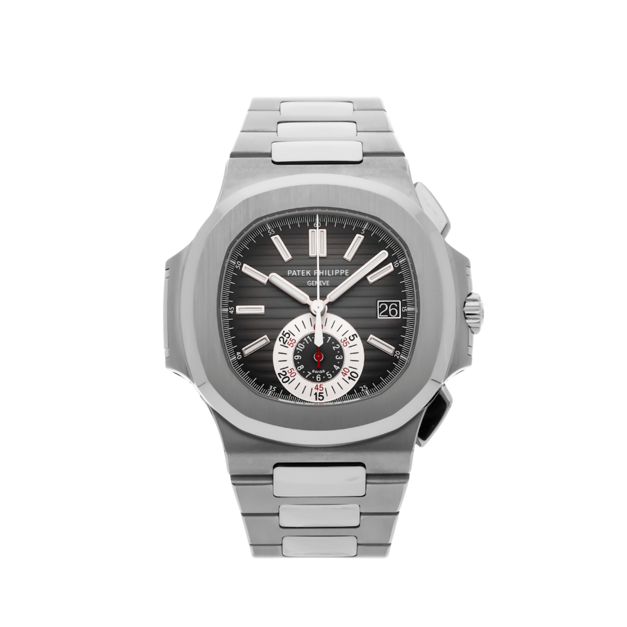Patek Philippe Nautilus 5980/1A-014 Chronograph Stainless Steel Grey Dial (2013)