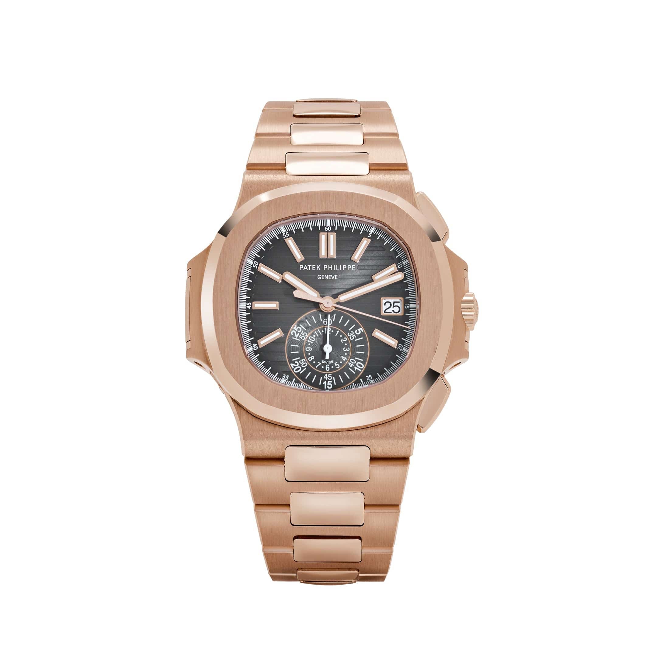 Patek Philippe Nautilus 5980/1R-001 Chronograph Date Rose Gold