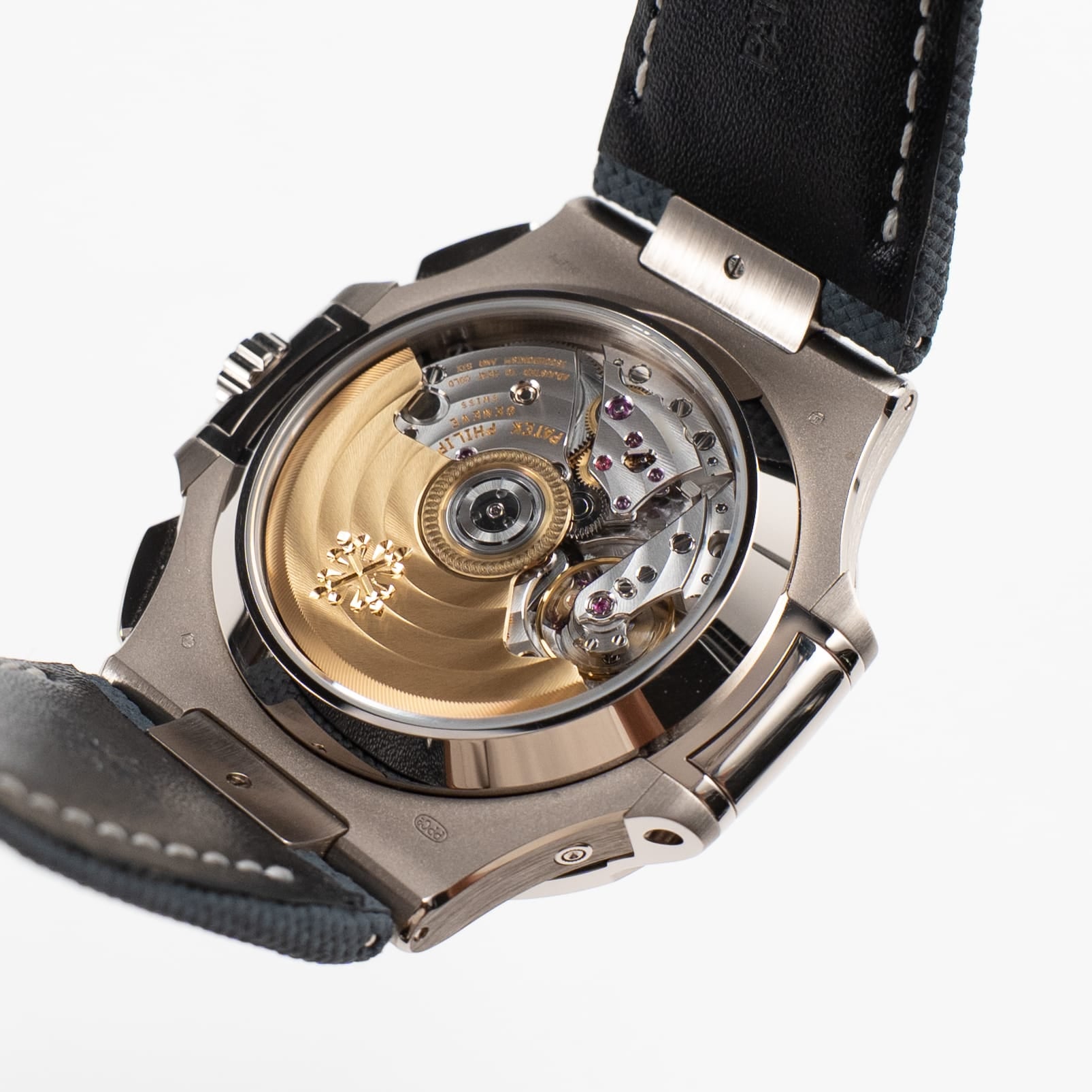 Patek Philippe Nautilus 5980/60G-001 'Denim' Flyback Chronograph White Gold Blue-Gray Dial (2025)