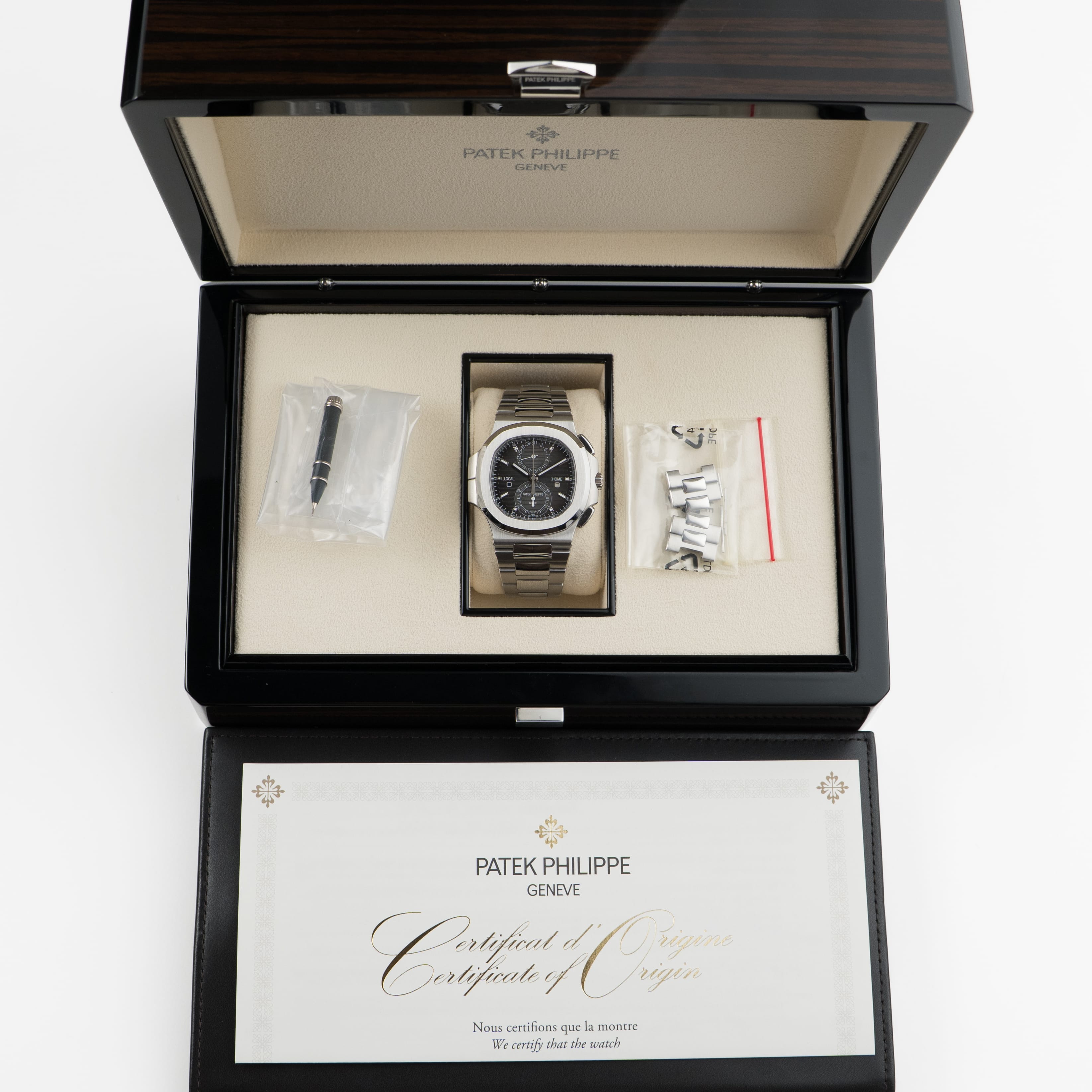 Patek Philippe Nautilus 5990/1A-001 Travel Time Chronograph (2018)
