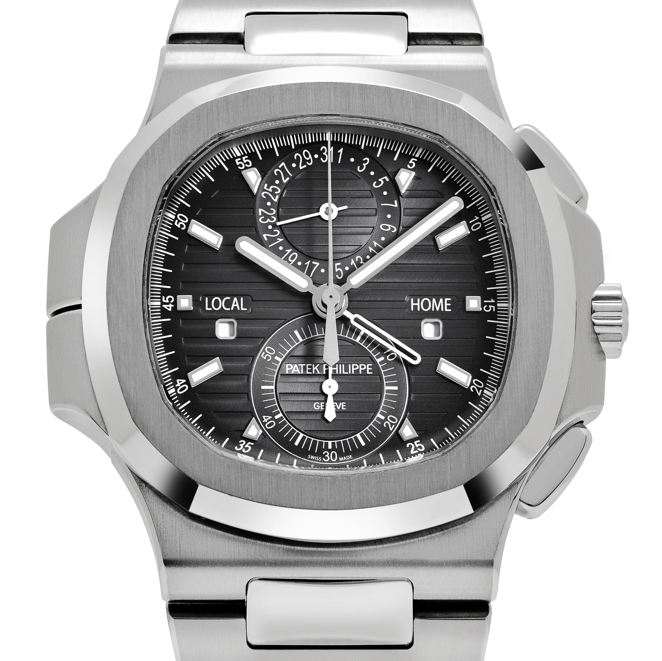 Patek Philippe Nautilus 5990/1A-001 'Travel Time' Chronograph Stainless Steel (2016)