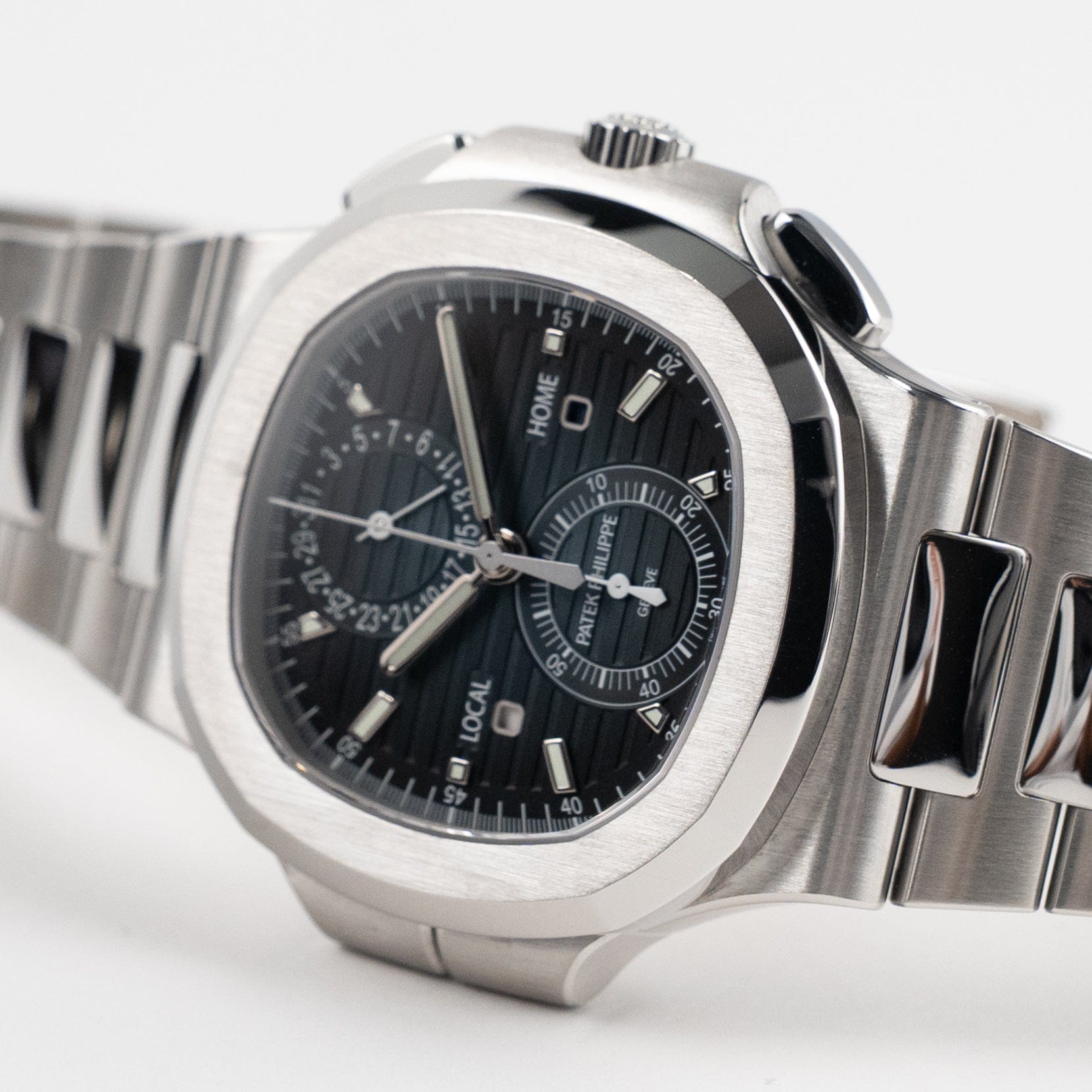 Patek Philippe Nautilus 5990/1A-011 'Travel Time' Flyback Chronograph Stainless Steel Blue Dial (2025)