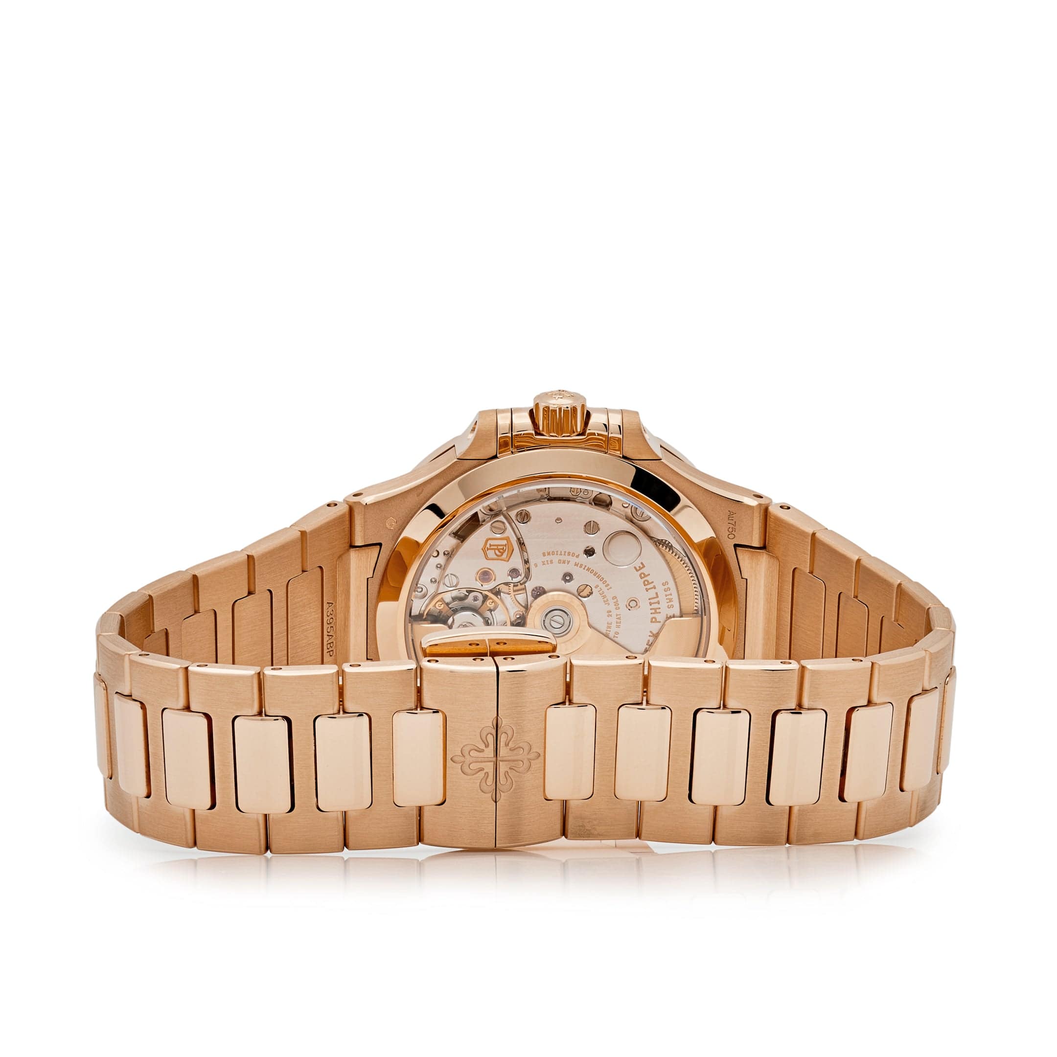 Patek Philippe Nautilus 7118/1200R-001 'Ladies Automatic' Rose Gold Silver Dial Diamond Bezel (2020)