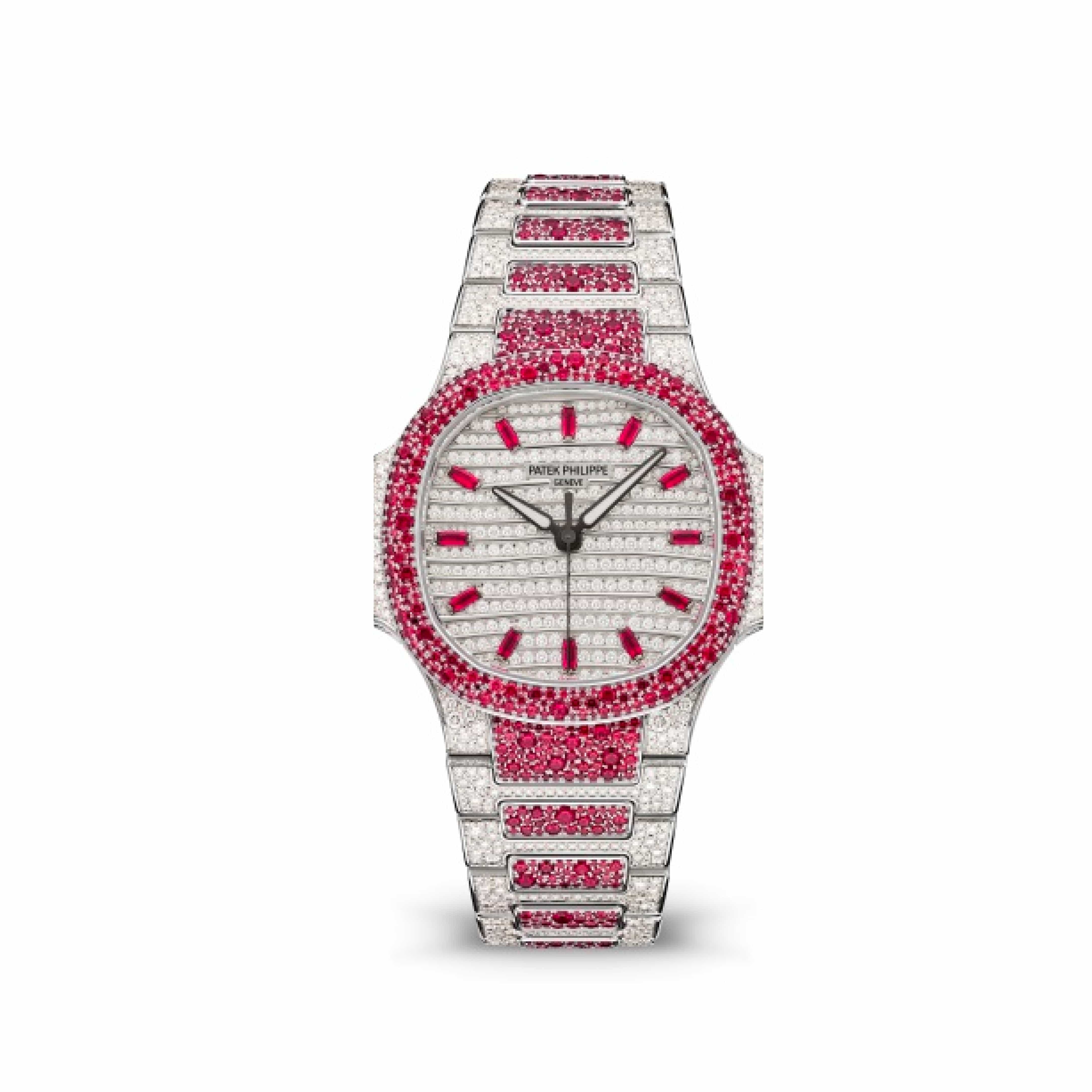 Patek Philippe Nautilus 7118/1452G 'Ladies Haute Joaillerie' Ruby
