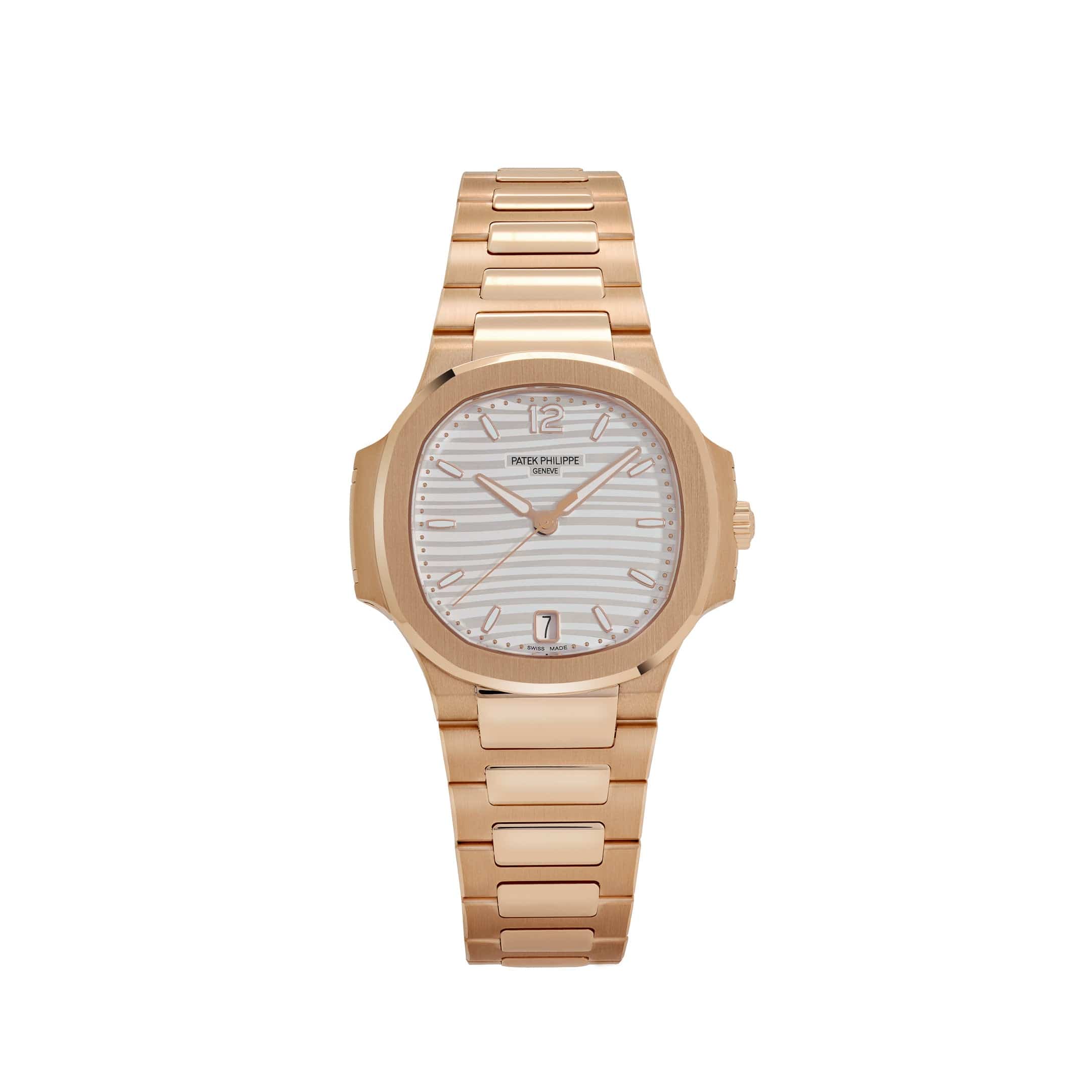 Patek Philippe Nautilus 7118/1R-001 'Ladies' Automatic Rose Gold Silvery Opaline Dial (2025)