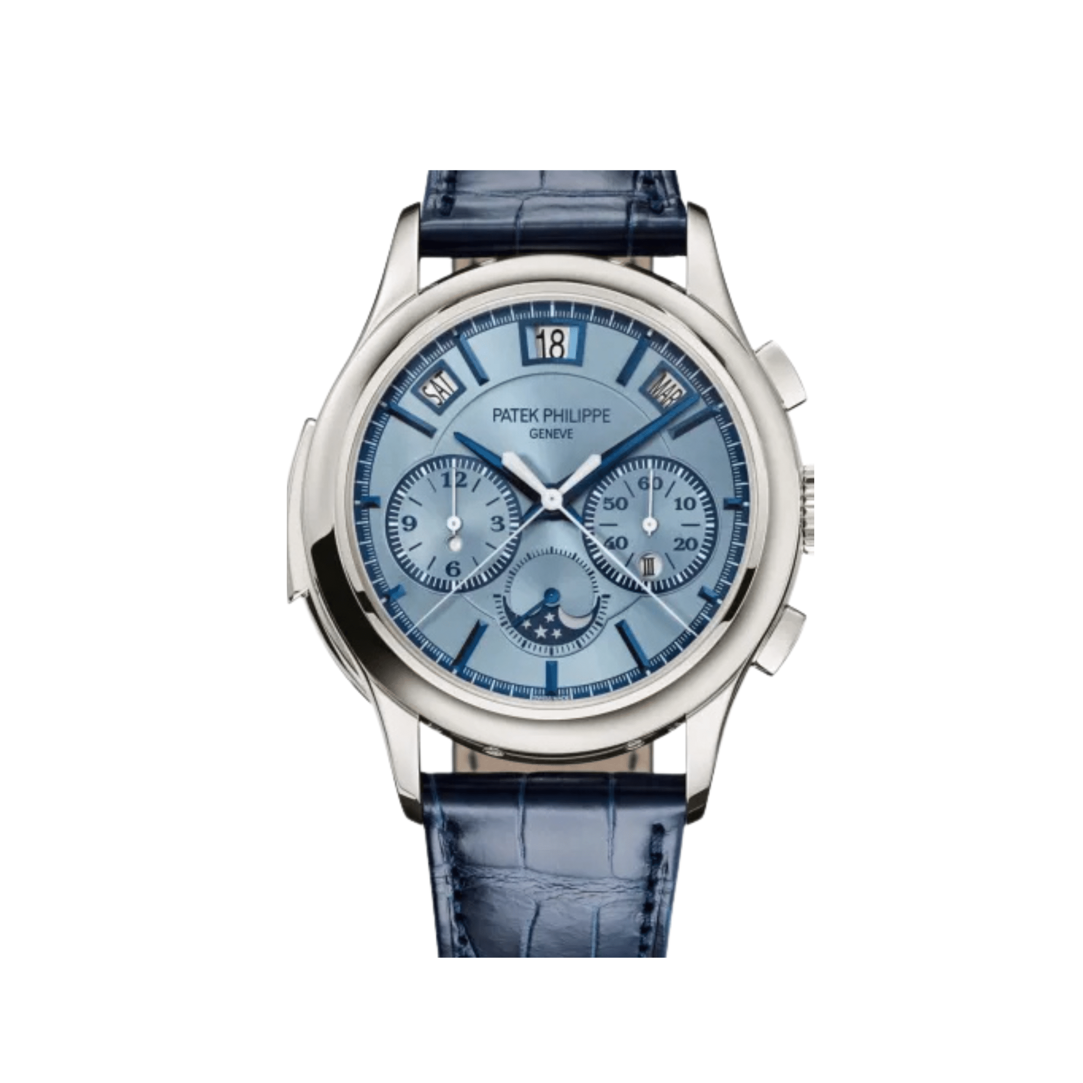Patek Philippe Quadruple Grand Complications 5308G-001 Minute-Repeater Split-Seconds Chronograph Perpetual Calendar White Gold Ice Blue Dial (2025)