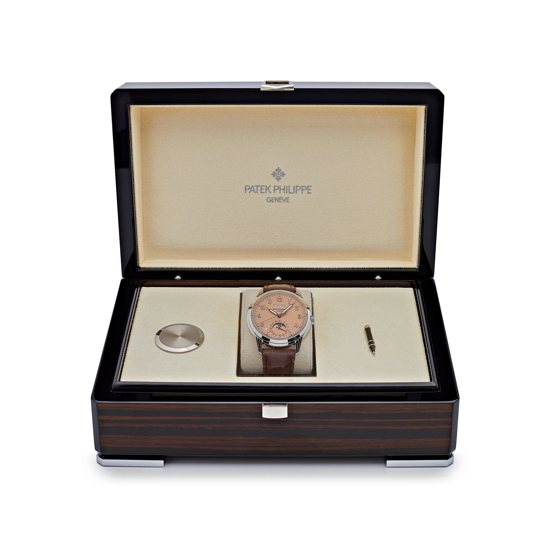 Patek Phillipe Grand Complications 5320G-011 Perpetual Calendar White Gold Salmon Dial