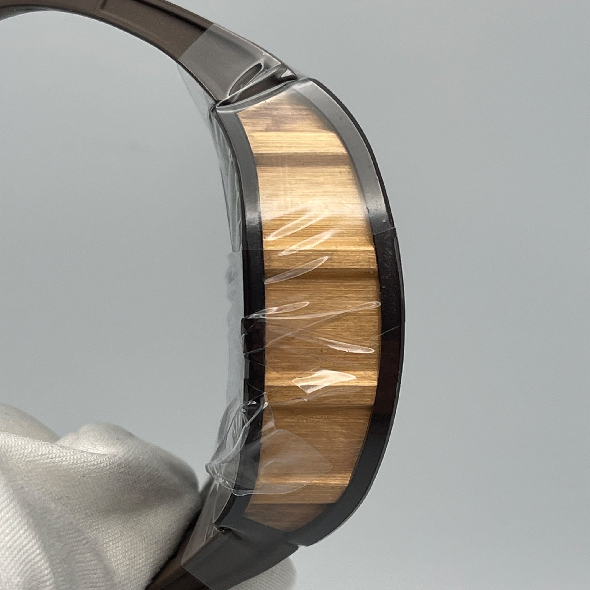 Luxury Watch Richard Mille Brown Ceramic Rose Gold TZP Asia Edition RM011 Wrist Aficionado