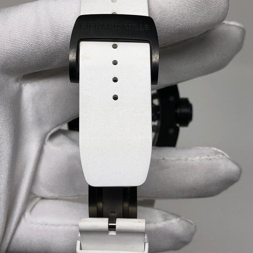 Luxury Watch Richard Mille Ceramic Bubba Watson White Drive (Americas) RM055 Wrist Aficionado
