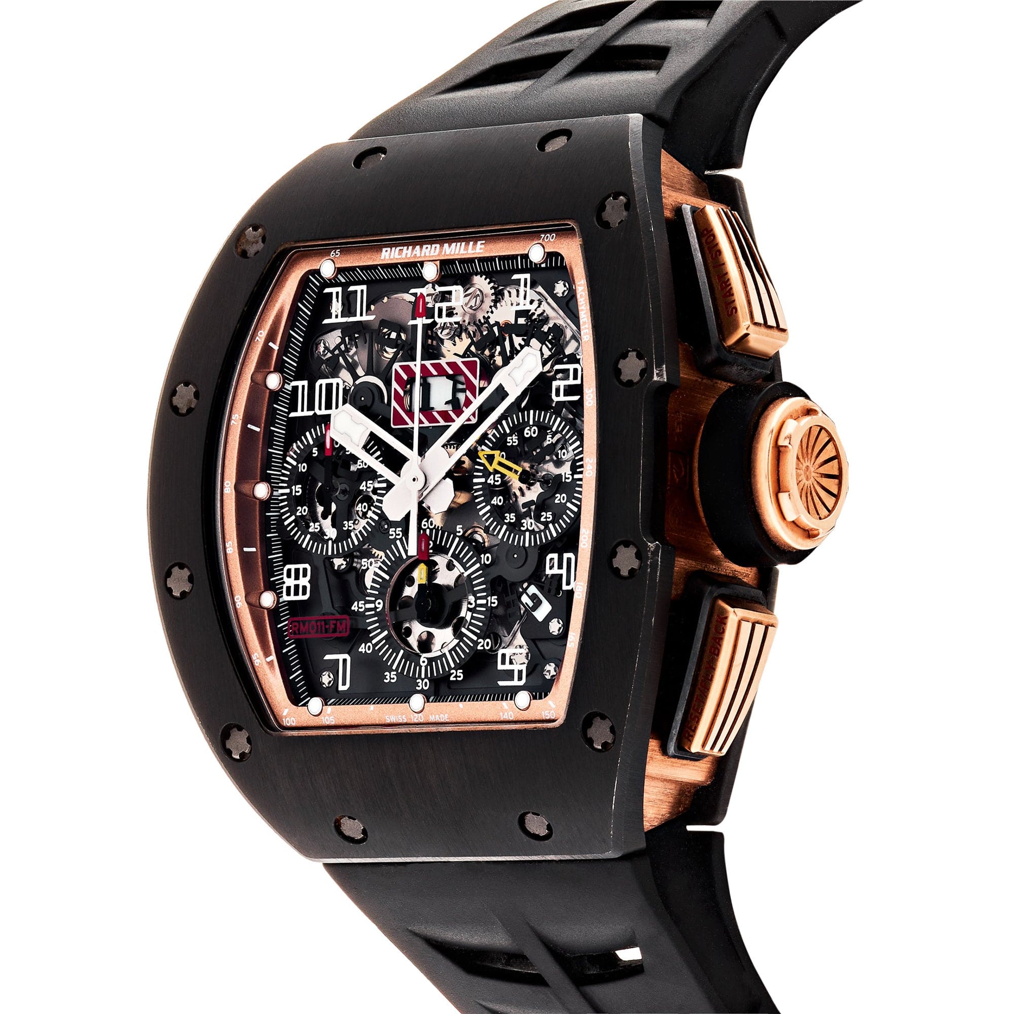 Richard Mille Felipe Massa Boutique Exclusive DLC Titanium Rose Gold RM011 Wrist Aficionado