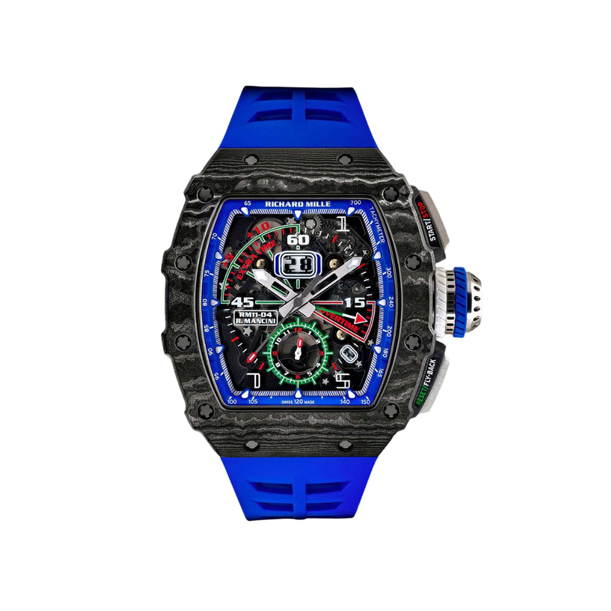 Luxury Watch Richard Mille Mancini Carbon TPT RM11-04 Wrist Aficionado