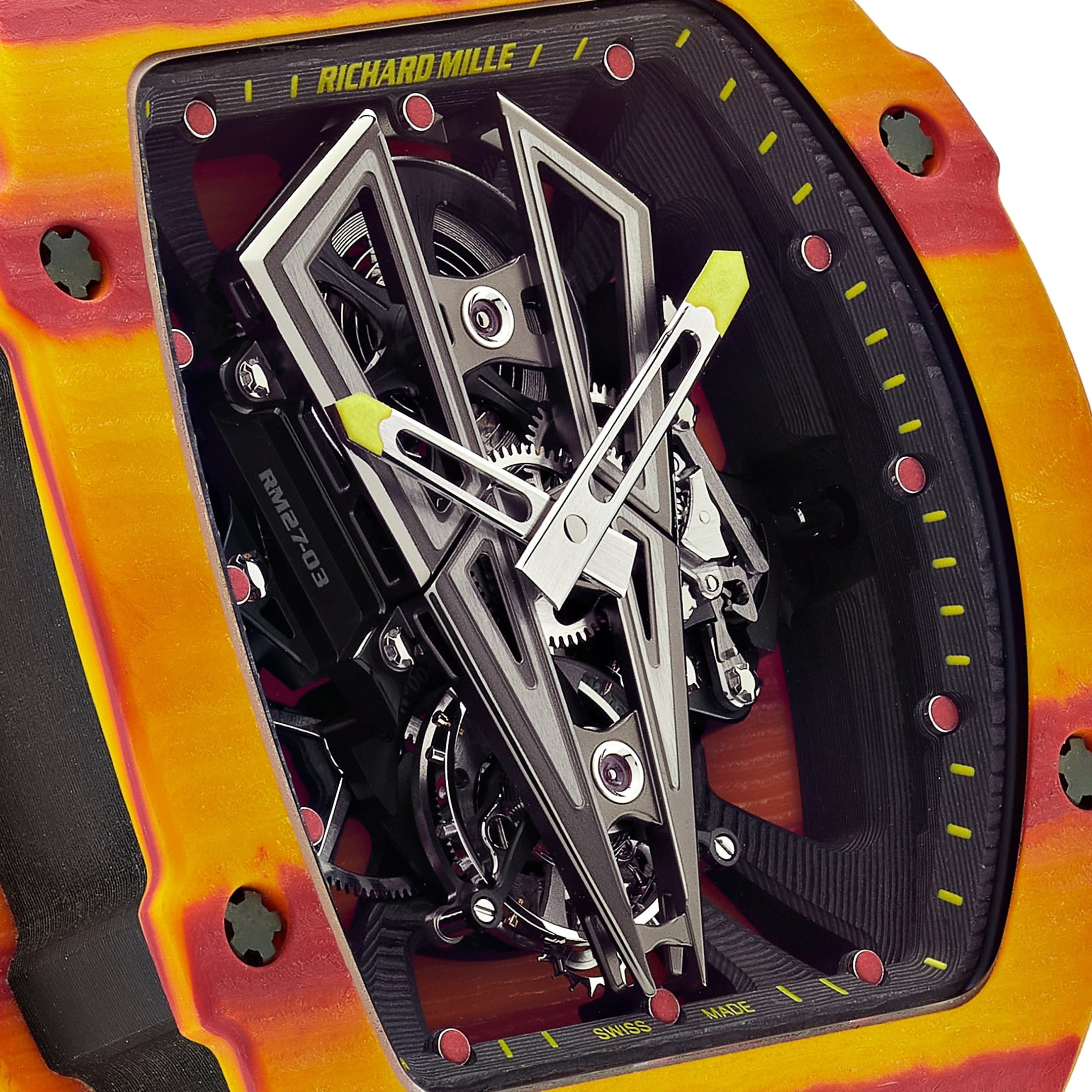 Richard Mille Rafael Nadal Tourbillon Carbon Limited Edition 50 Pieces RM27-03 Wrist Aficionado
