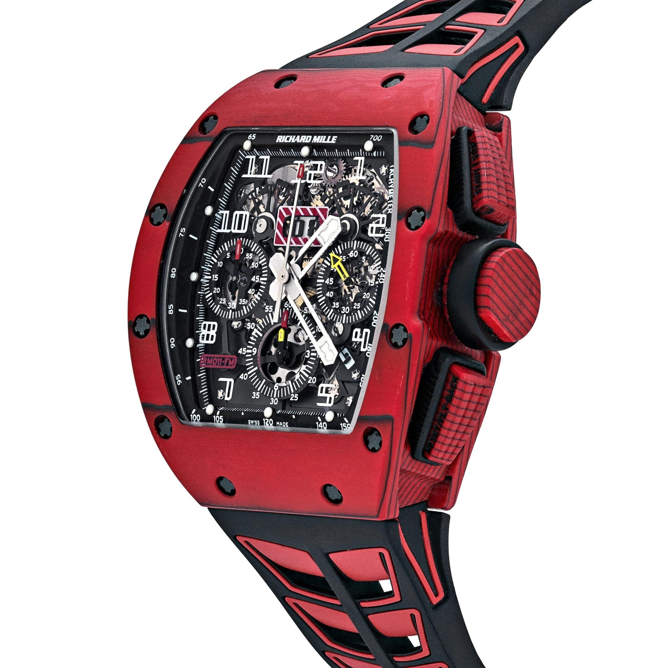 Richard Mille RM 011 Automatic Flyback Chronograph Red Quartz TPT