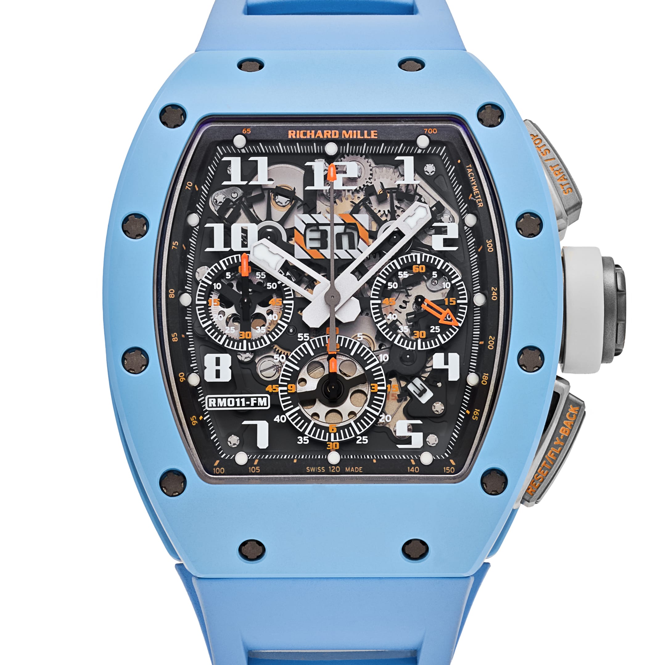Richard Mille RM 011 Baby Blue Ceramic Felipe Massa Last Limited Edition of 50