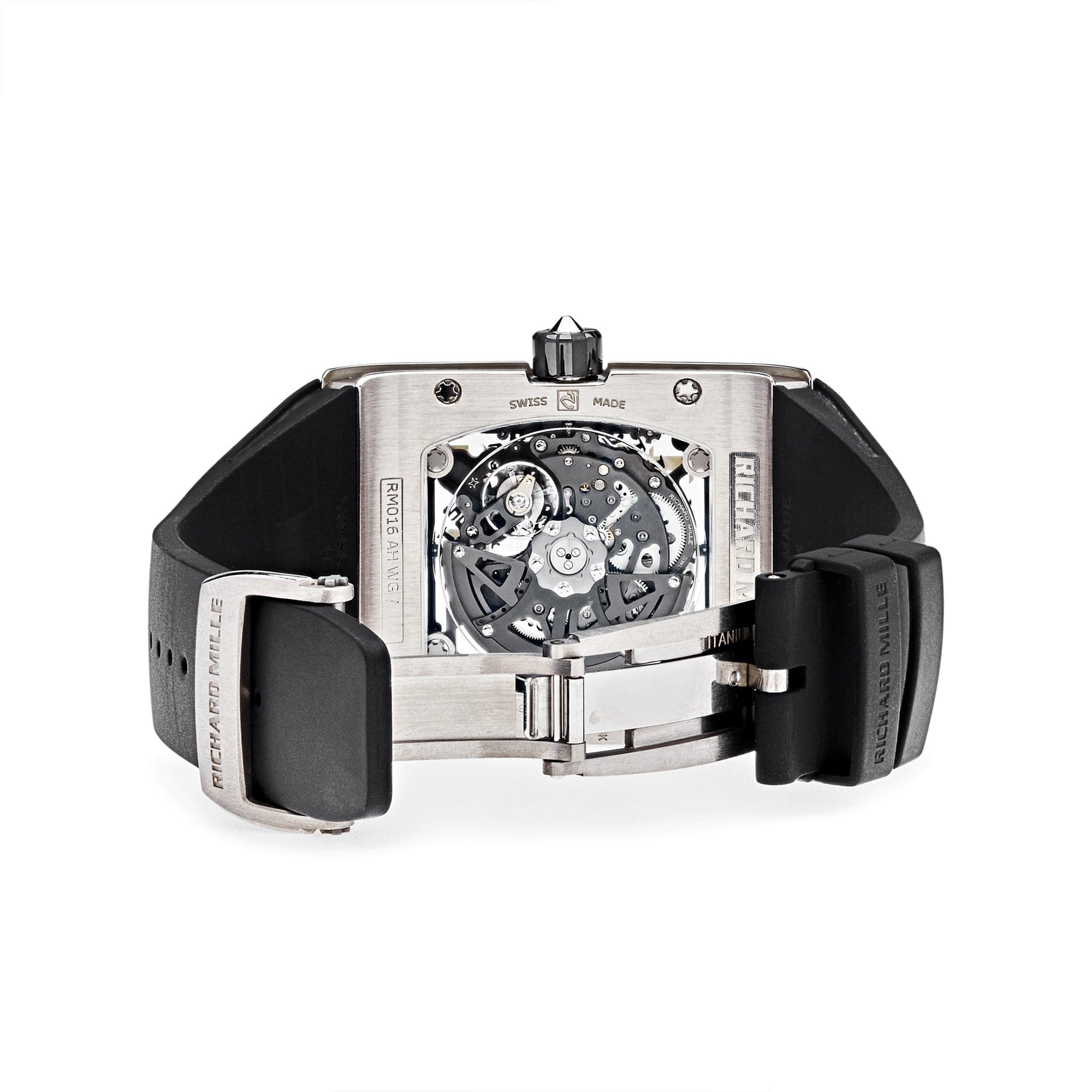 Luxury Watch Richard Mille Ultra Thin White Gold RM016 Wrist Aficionado