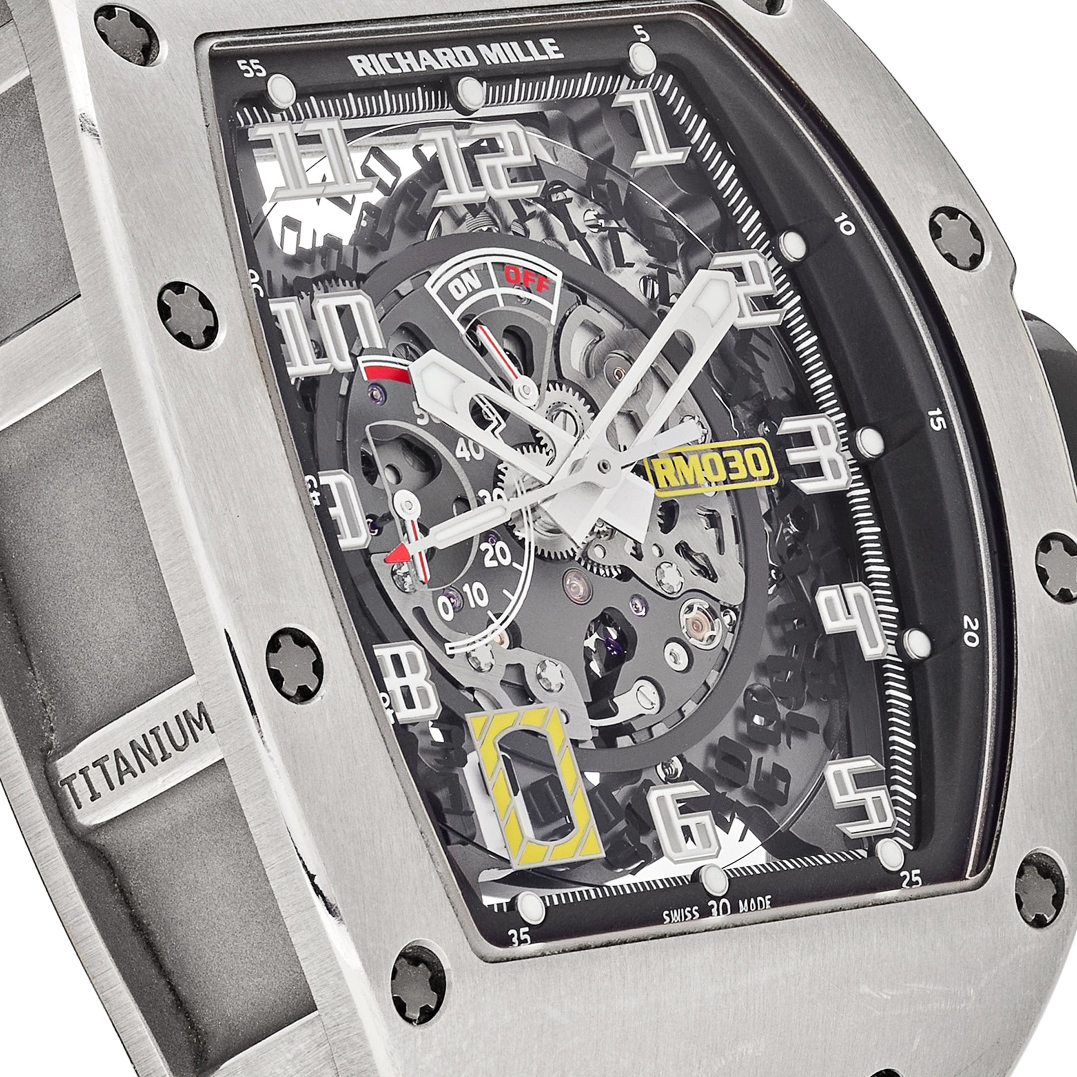 Richard Mille RM 030 Titanium With Blue Strap (2021)