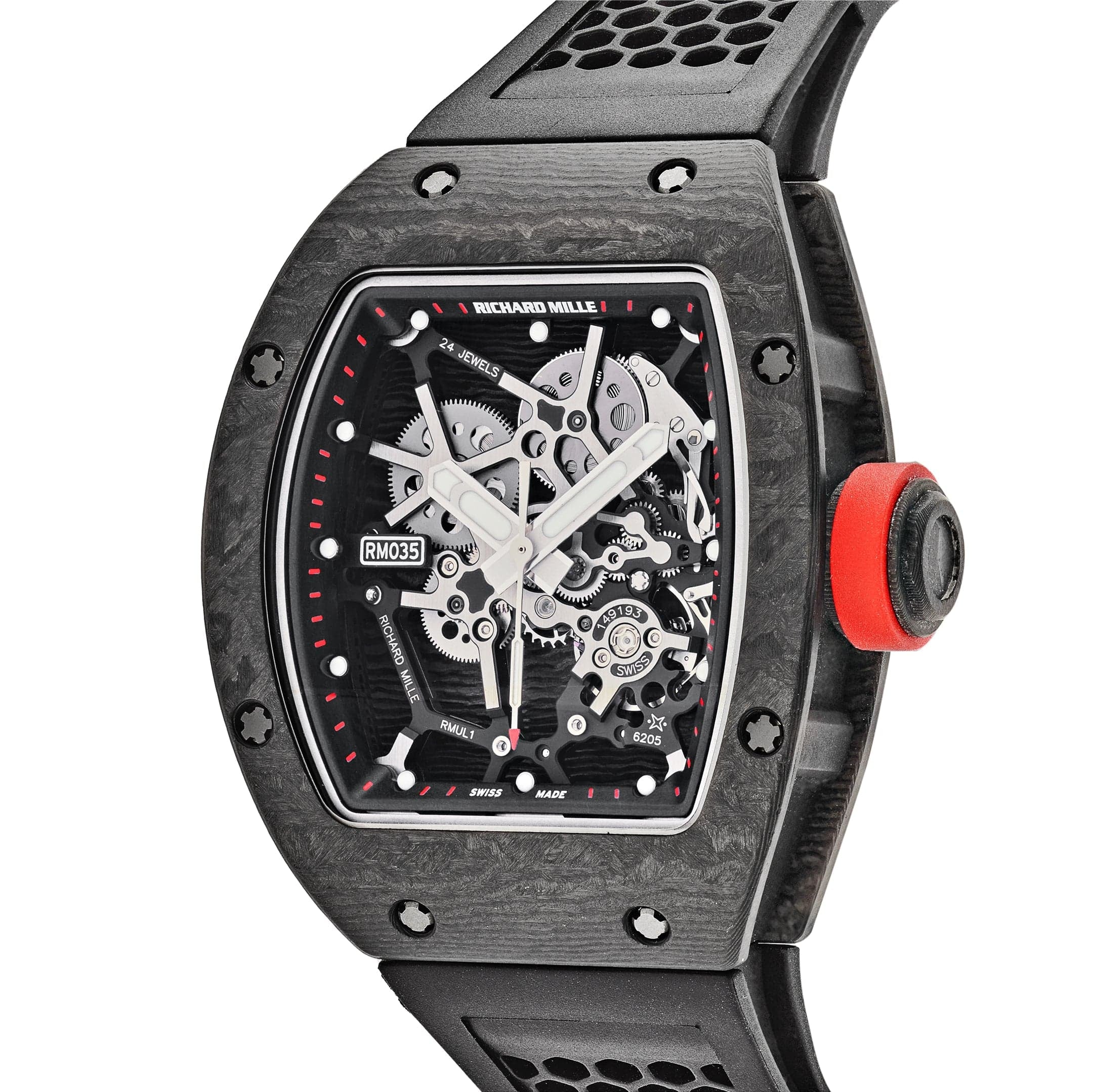 Luxury Watch Richard Mille Ultimate Edition NTPT Carbon RM035 Wrist Aficionado