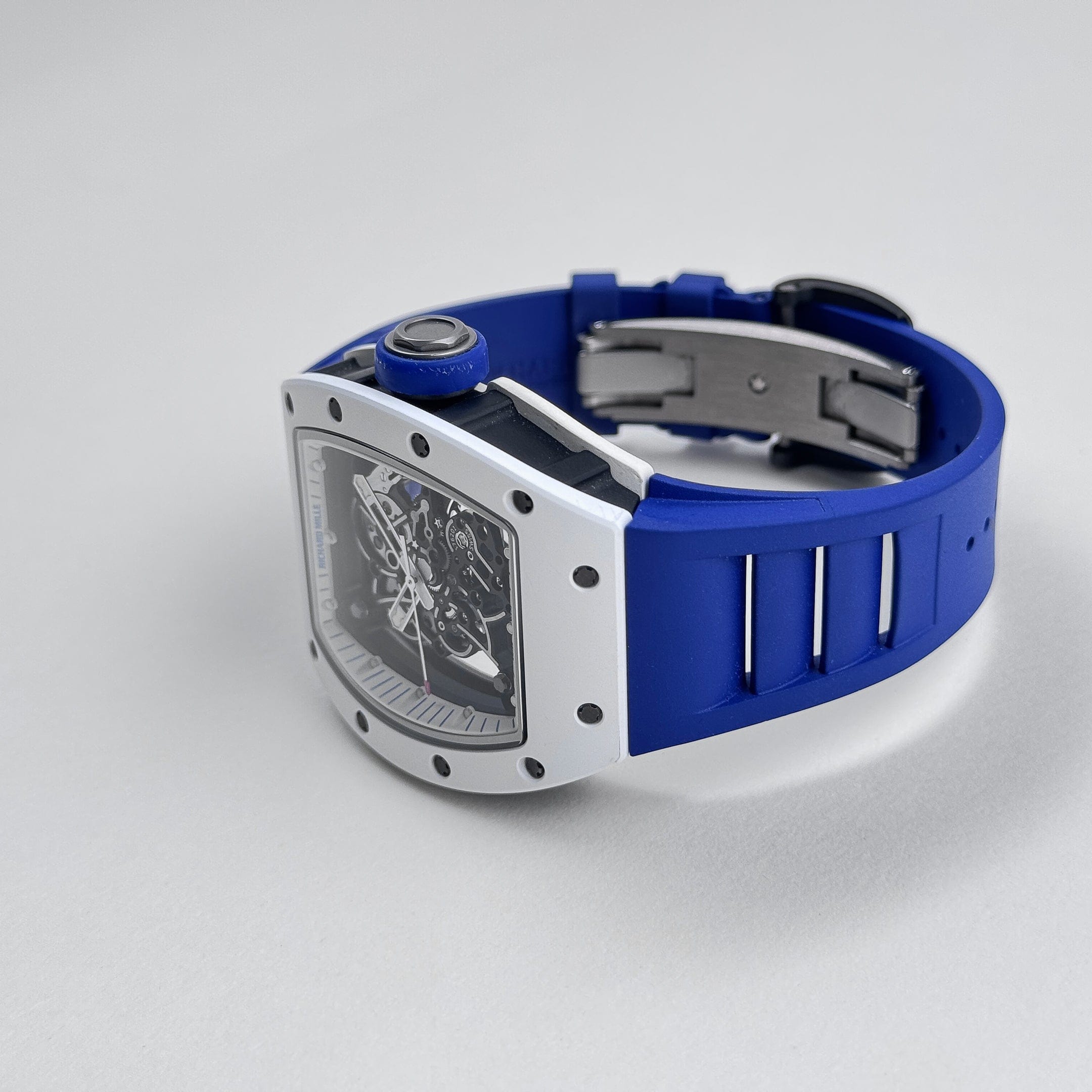 Richard Mille RM 055 Bubba Watson Japan Edition White Ceramic Titanium Blue Rubber (2015)