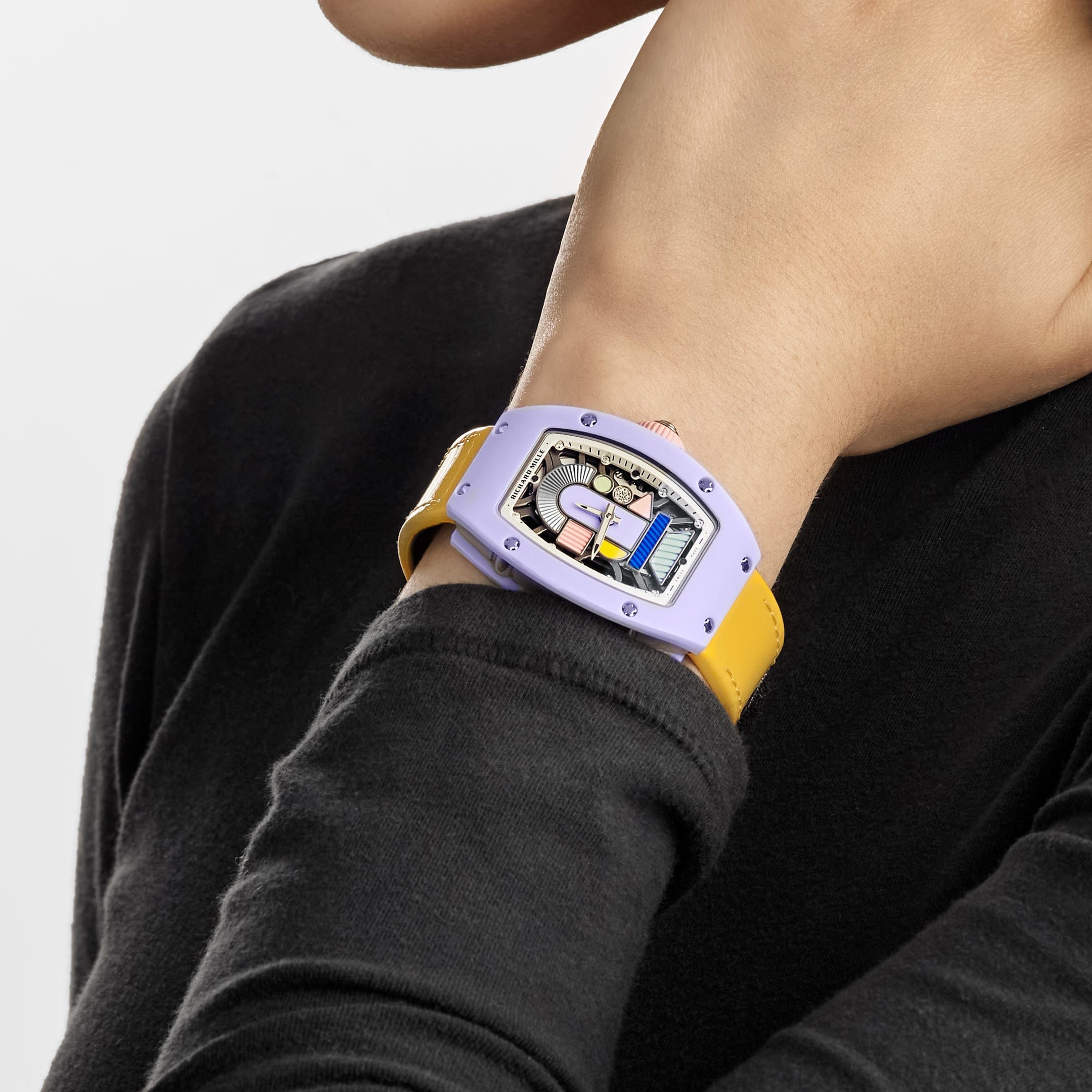 Richard Mille RM 07-01 'Ladies' Coloured Ceramics Lavender Pink Limited Edition