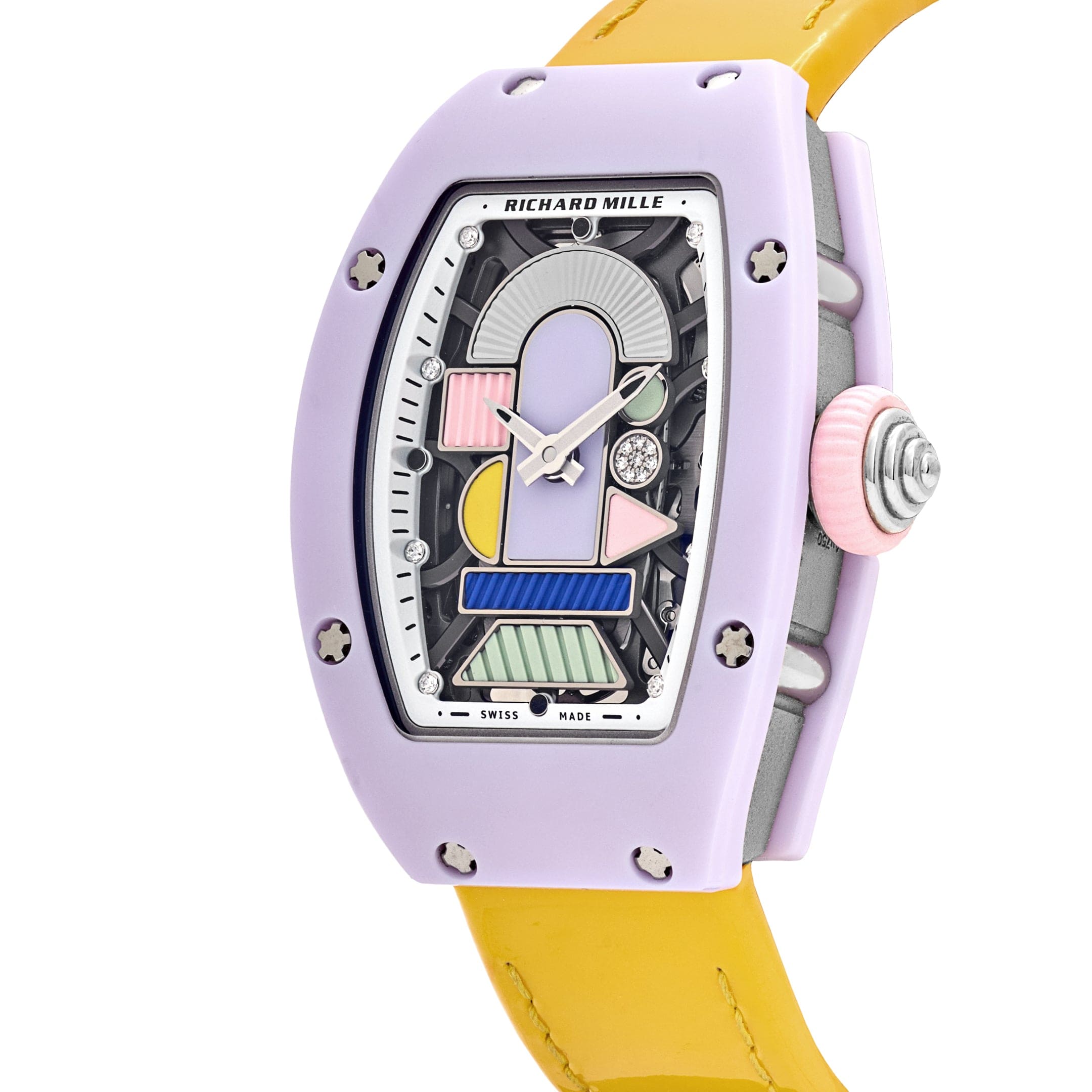 Richard Mille RM 07-01 'Ladies' Coloured Ceramics Lavender Pink Limited Edition