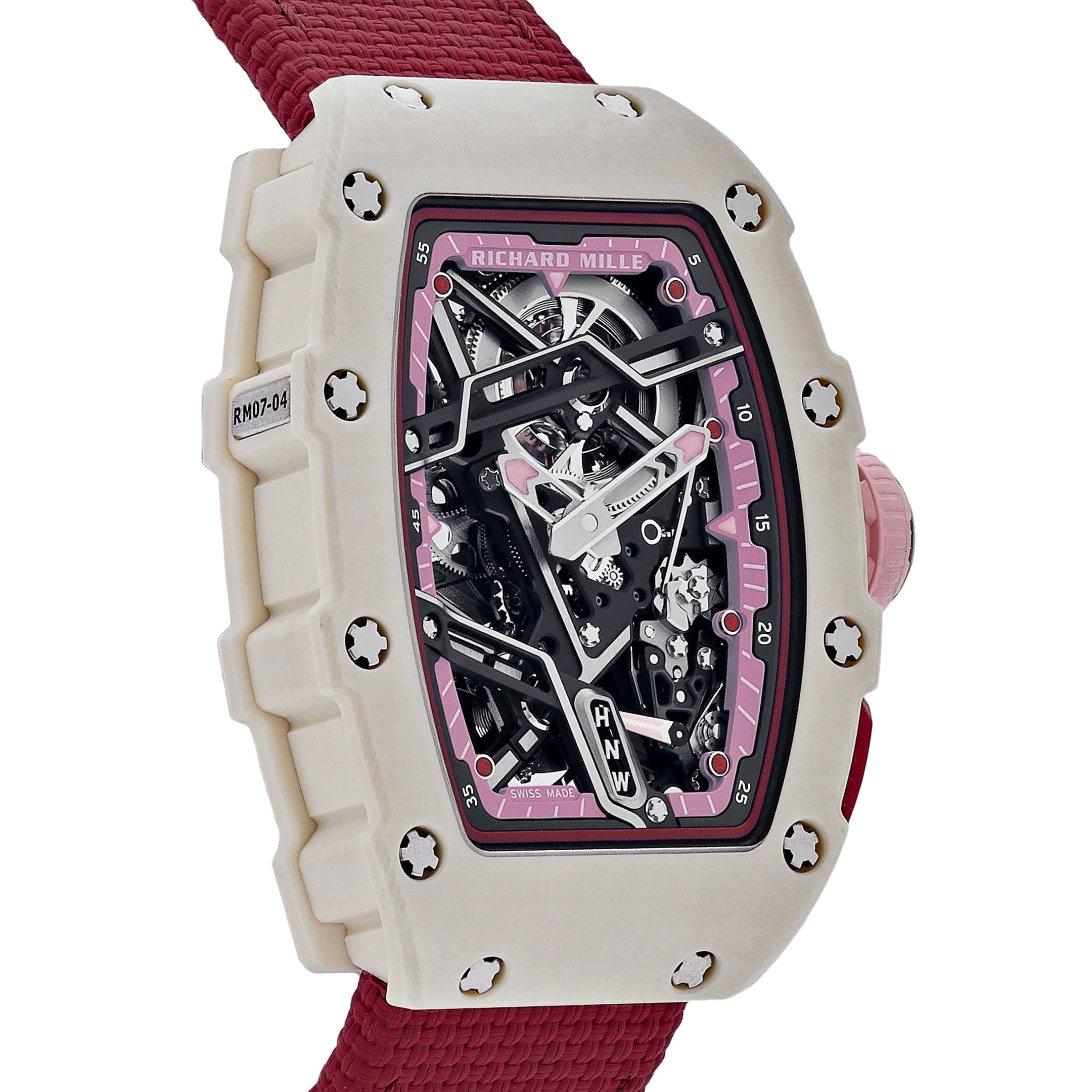 Richard Mille RM07-04 Automatic Sport White Quartz TPT Skeleton Dial