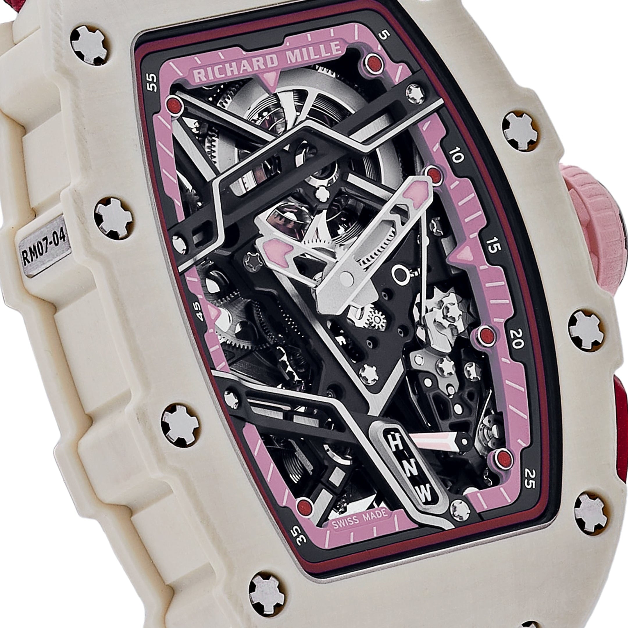 Richard Mille RM07-04 Automatic Sport White Quartz TPT Skeleton Dial