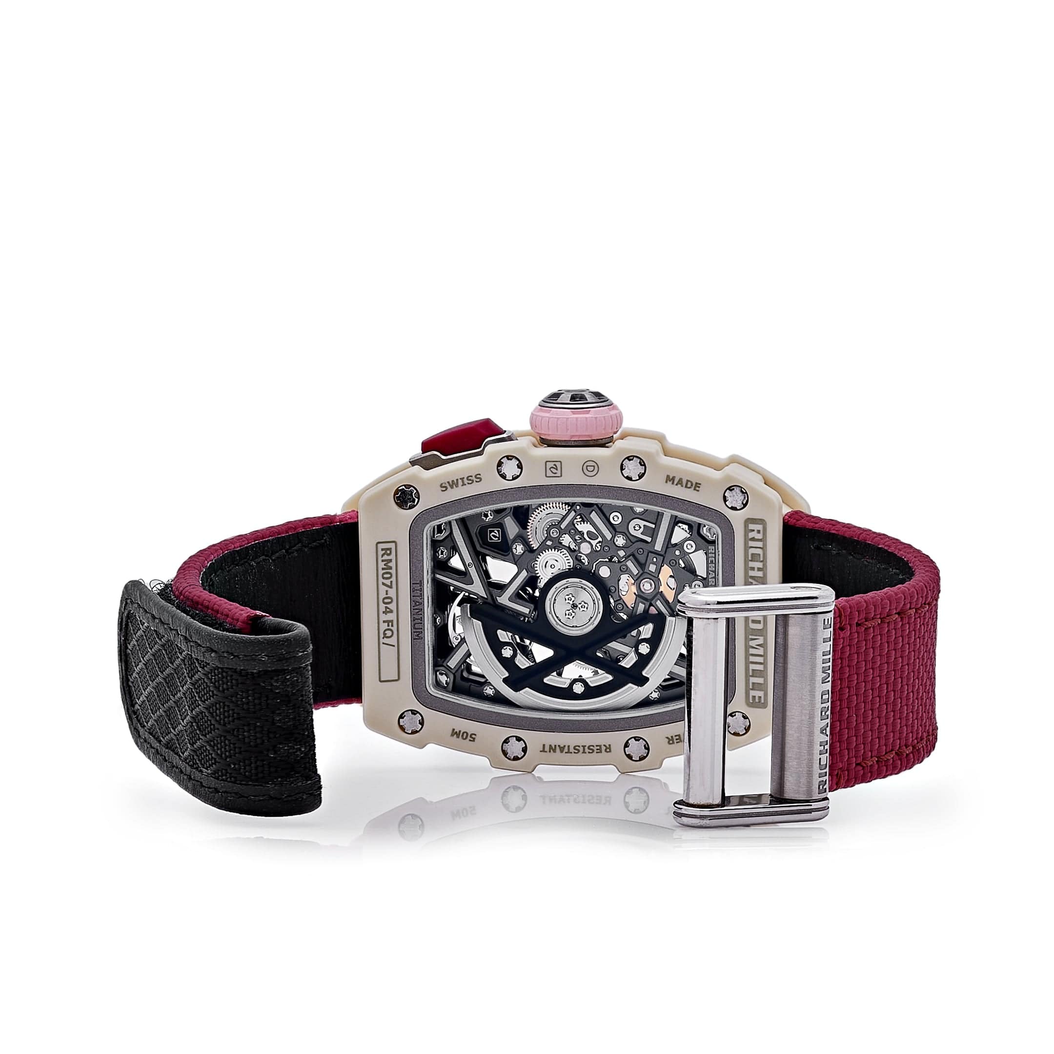 Richard Mille RM07-04 Automatic Sport White Quartz TPT Skeleton Dial