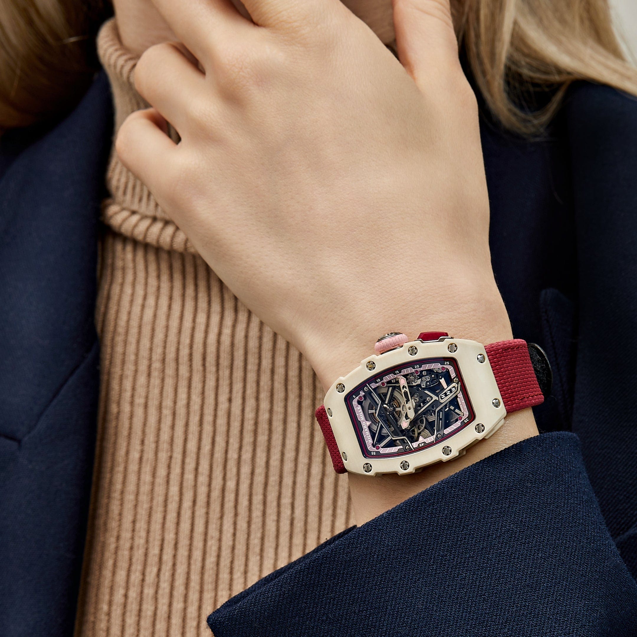 Richard Mille RM07-04 Automatic Sport White Quartz TPT Skeleton Dial