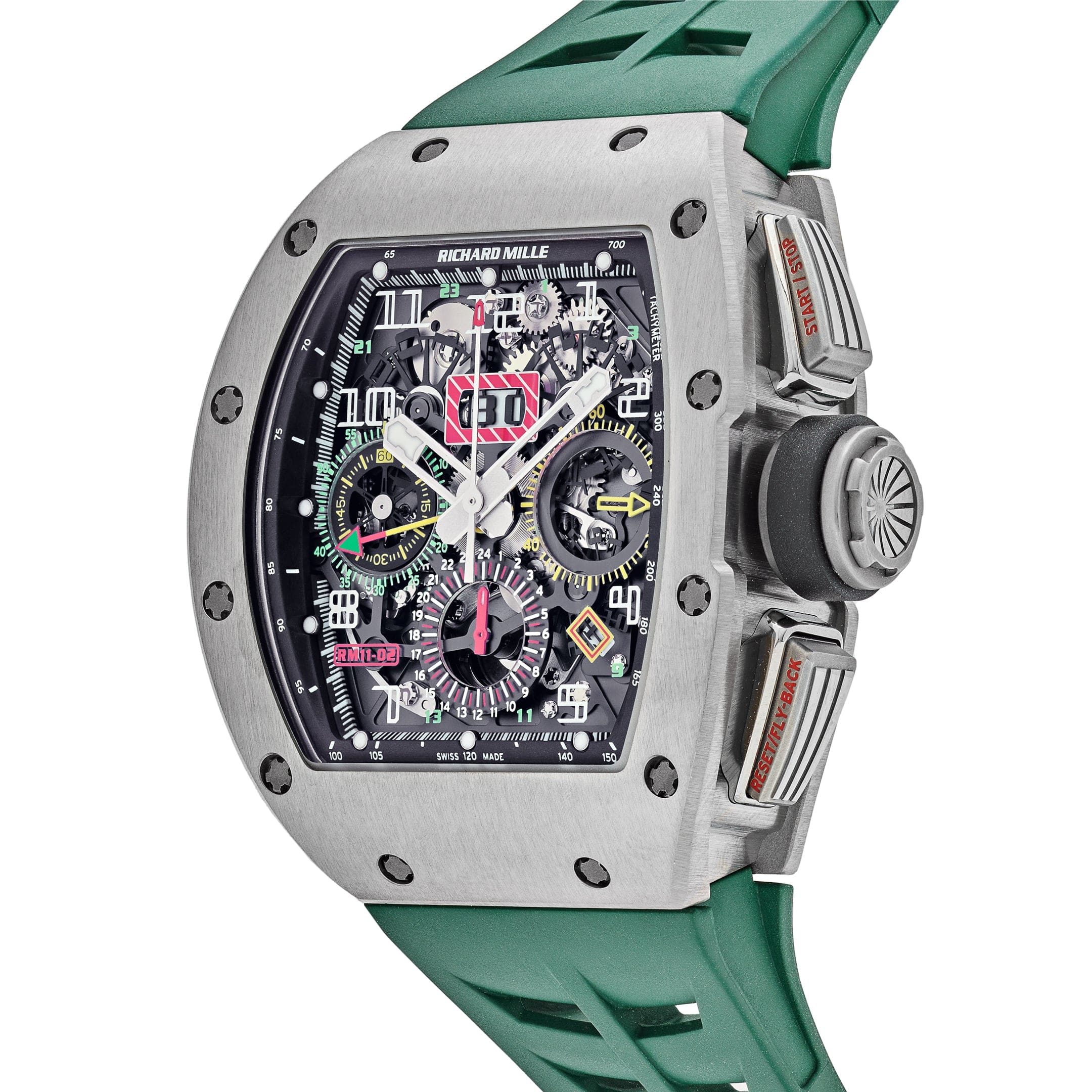 Richard Mille RM 11-02 Titanium Flyback Chronograph GMT Openworked