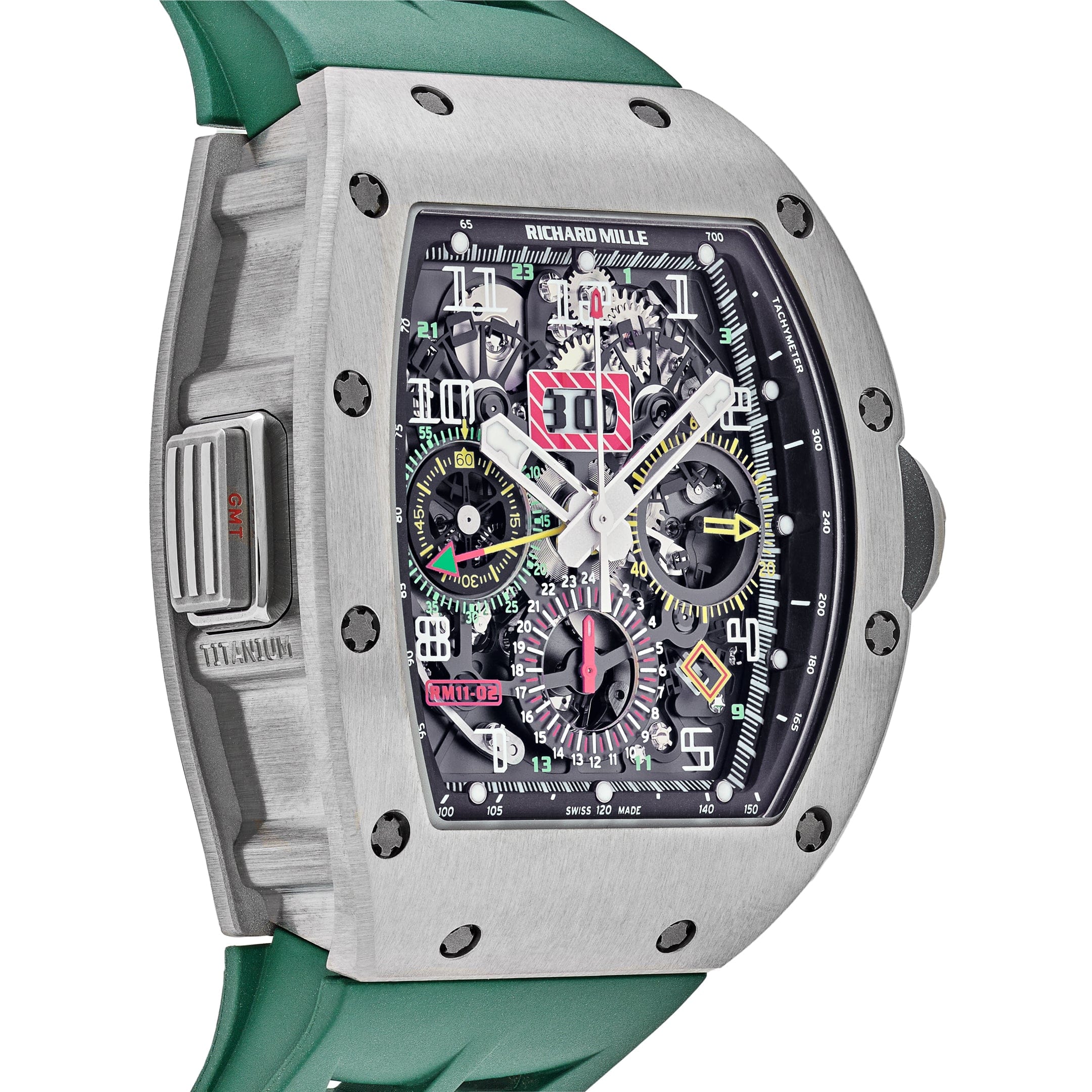 Richard Mille RM 11-02 Titanium Flyback Chronograph GMT Openworked