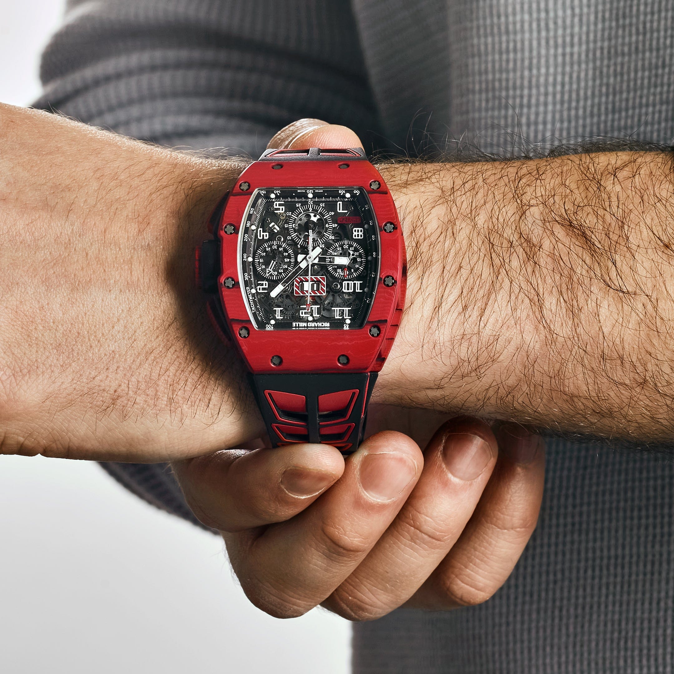 Richard Mille RM 11-03 Automatic Flyback Chronograph Red Quartz TPT NTPT