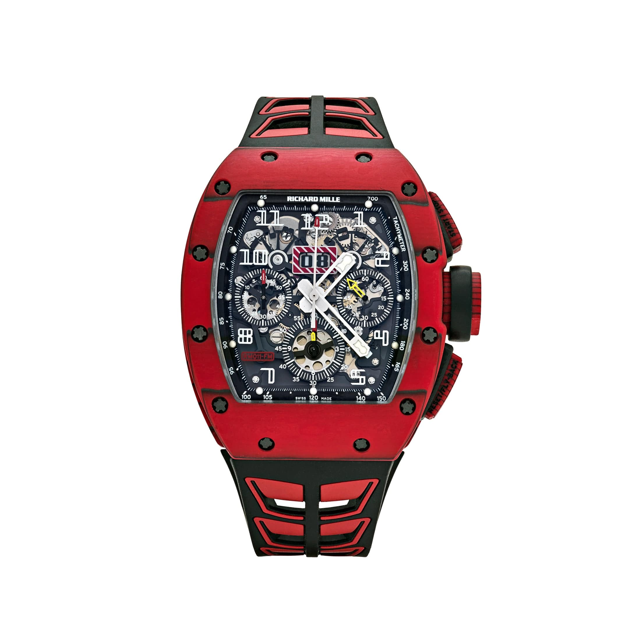 Richard Mille RM 11-03 Automatic Flyback Chronograph Red Quartz TPT NTPT