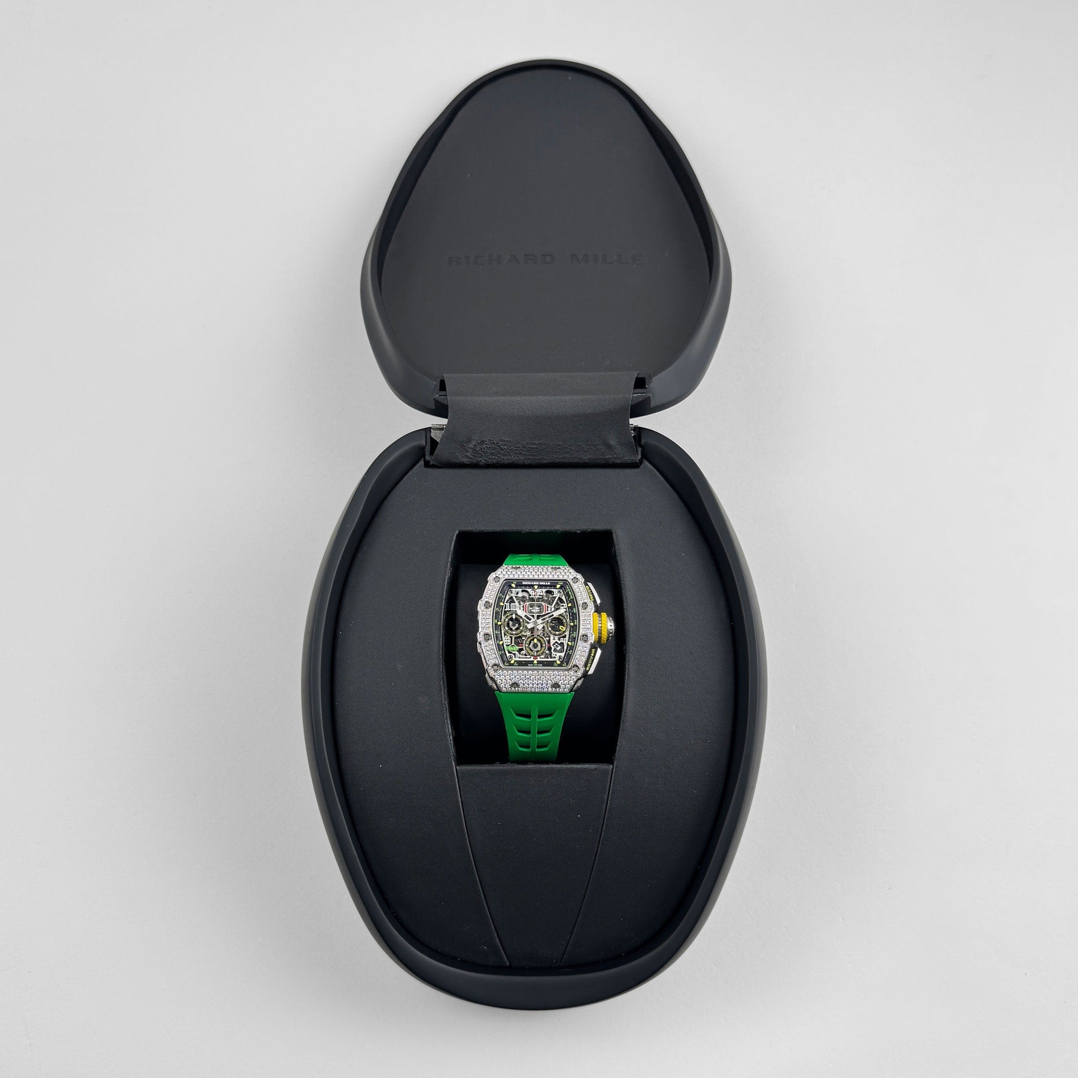 Richard Mille RM 11-03 Flyback Chronograph White Gold Diamond Bezel (2019)