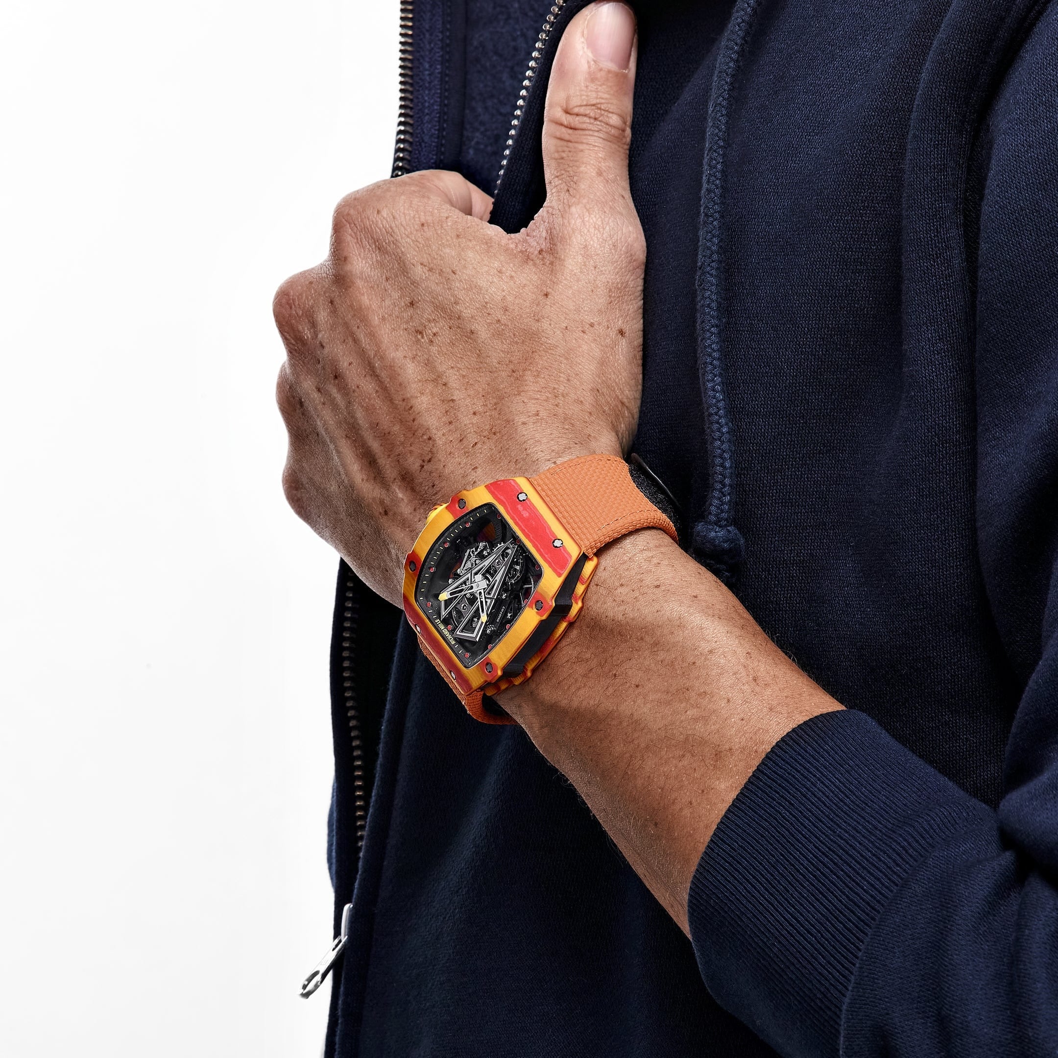 Richard Mille RM 27-03 Tourbillon Rafael Nadal Red Yellow Quartz TPT (2018)