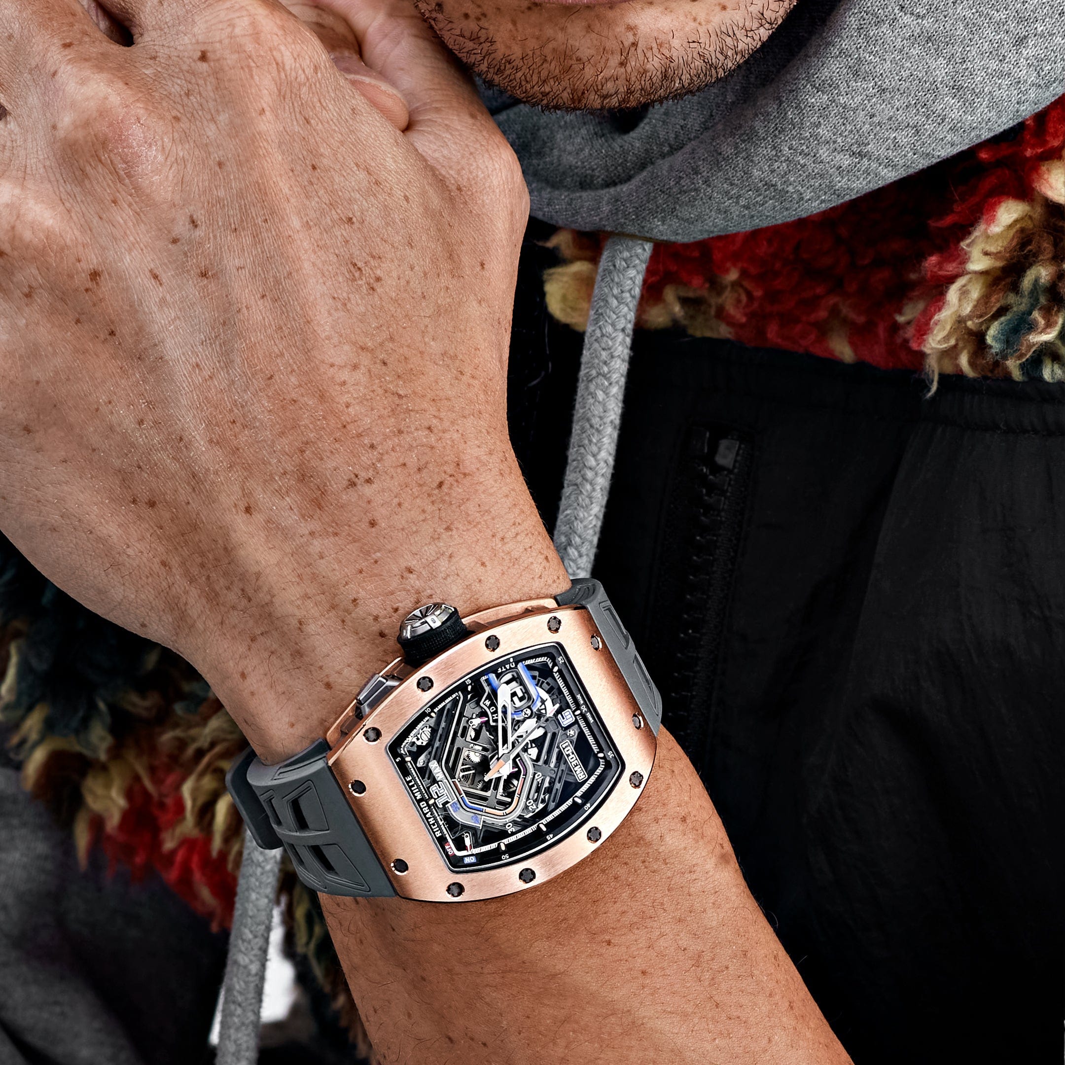 Richard Mille RM 30-01 Declutchable Rotor Rose Gold Skeleton Dial (2024)