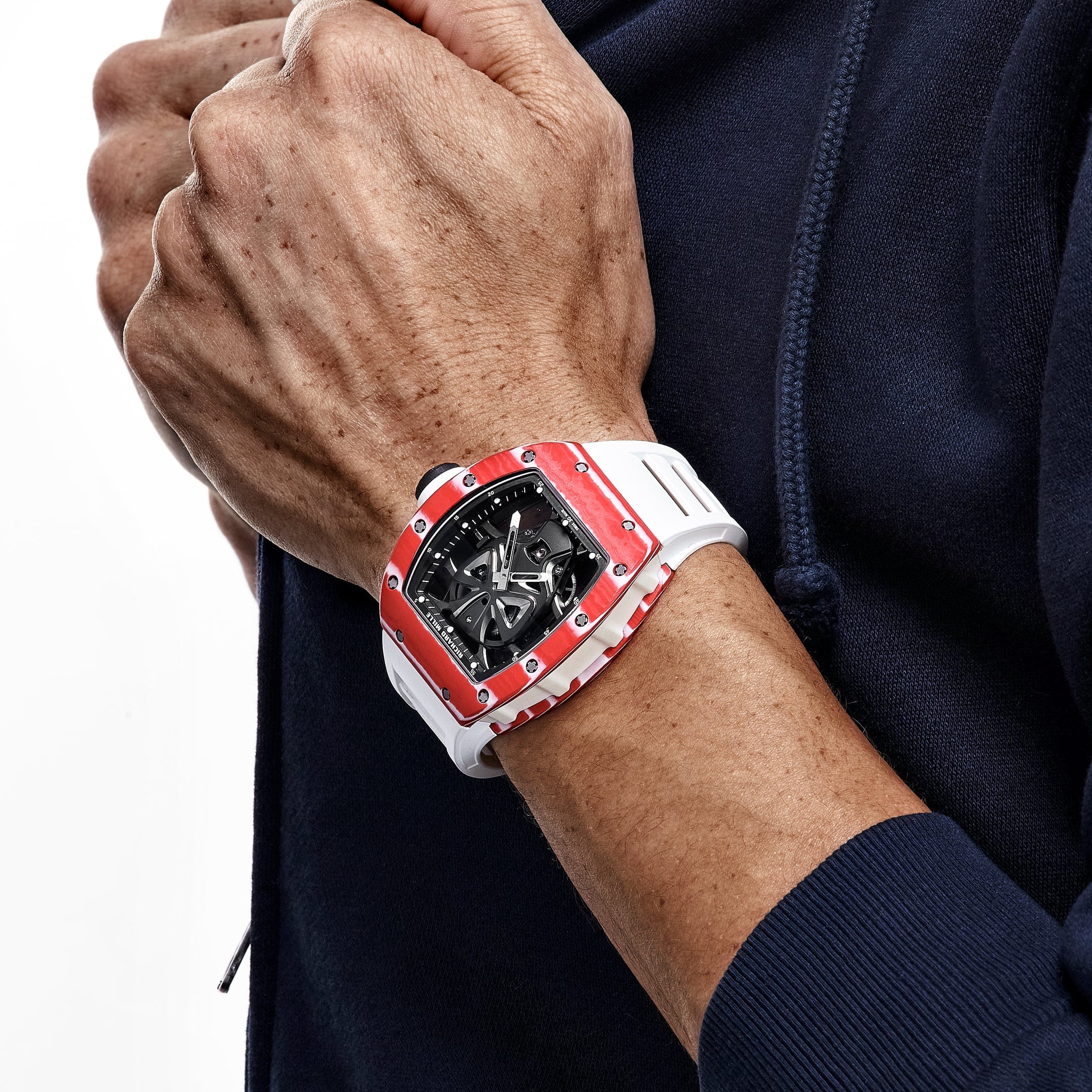 Richard Mille RM 52-06 Tourbillon 'Mask' Red White Quartz TPT