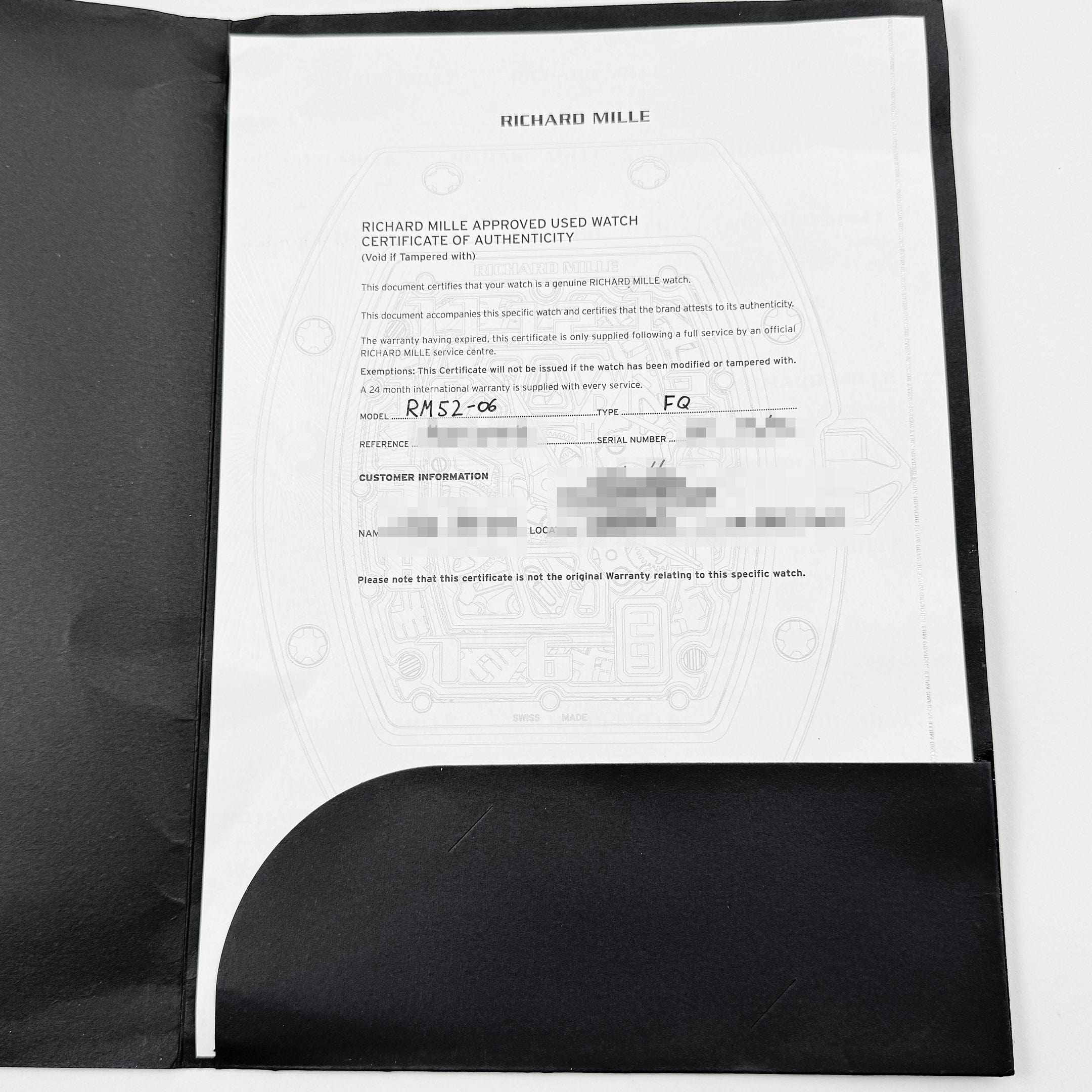 Richard Mille RM 52-06 Tourbillon 'Mask' Red White Quartz TPT