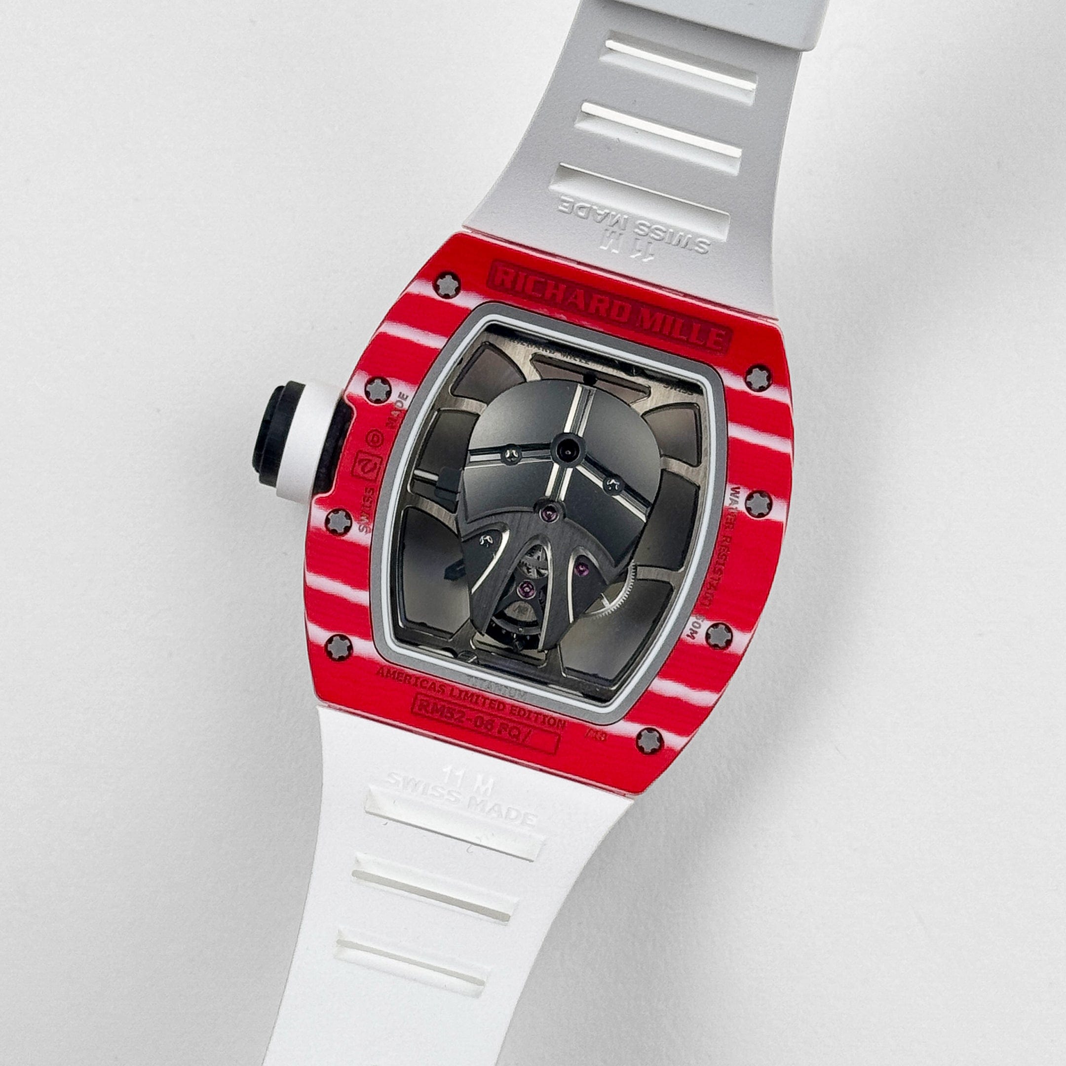 Richard Mille RM 52-06 Tourbillon 'Mask' Red White Quartz TPT