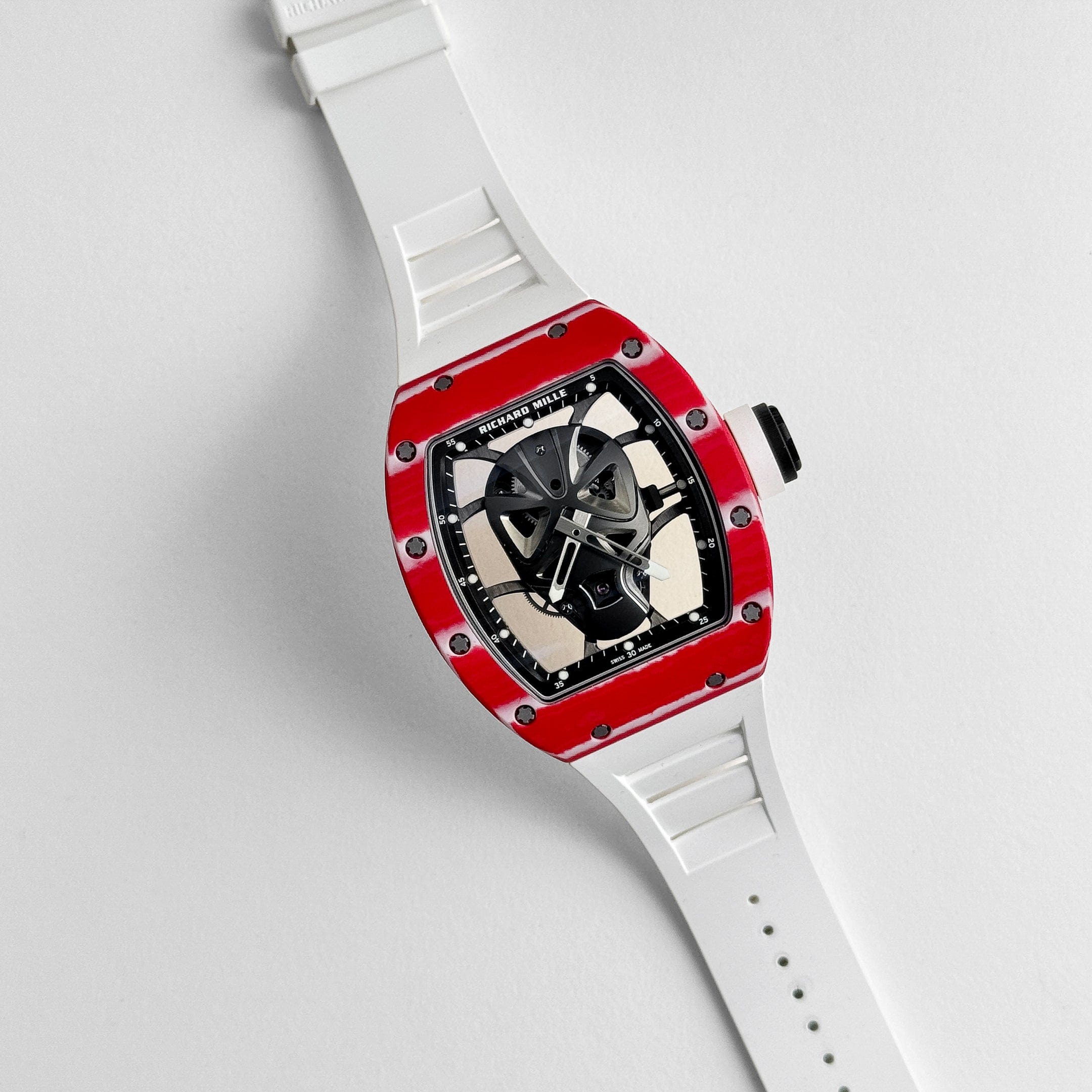 Richard Mille RM 52-06 Tourbillon 'Mask' Red White Quartz TPT