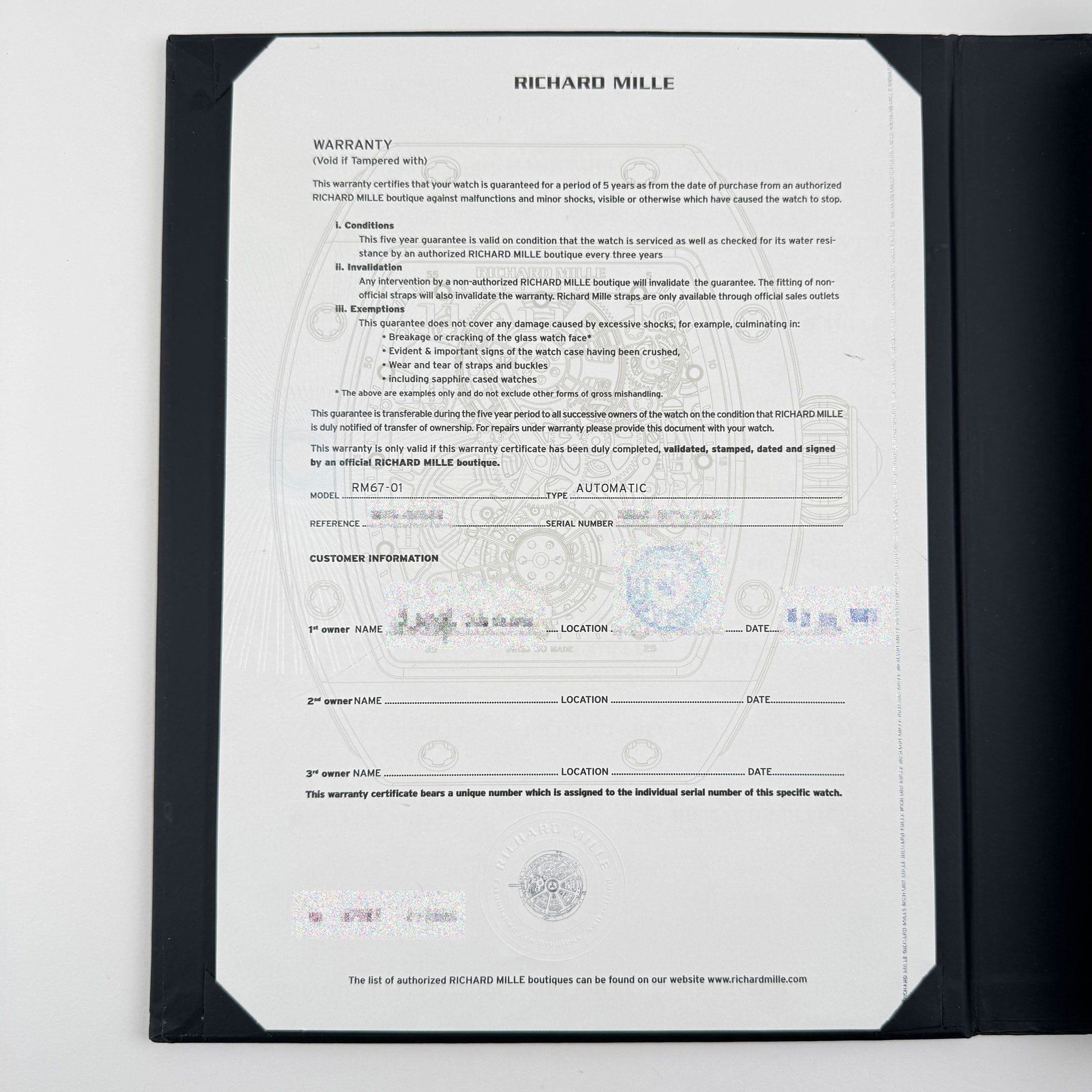 Richard Mille RM 67-01 Extra Flat Titanium (2021)