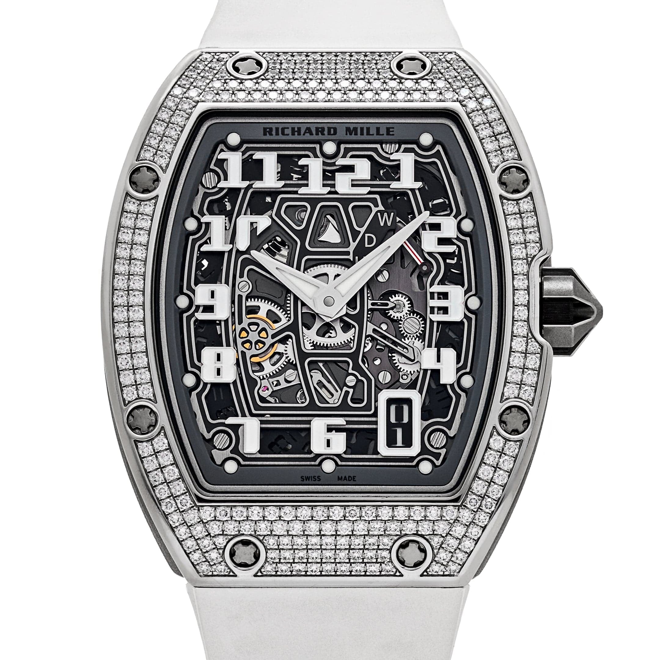 Richard Mille RM 67-01 Lifestyle Extra Flat White Gold Diamond Set (2019)