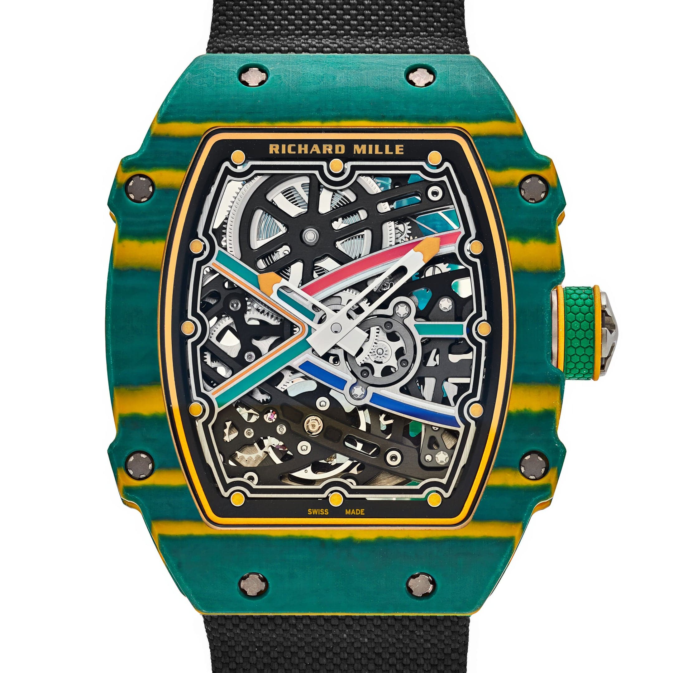 Richard Mille RM 67-02 'Wayde Van Niekerk' Green Yellow Quartz TPT (2017)