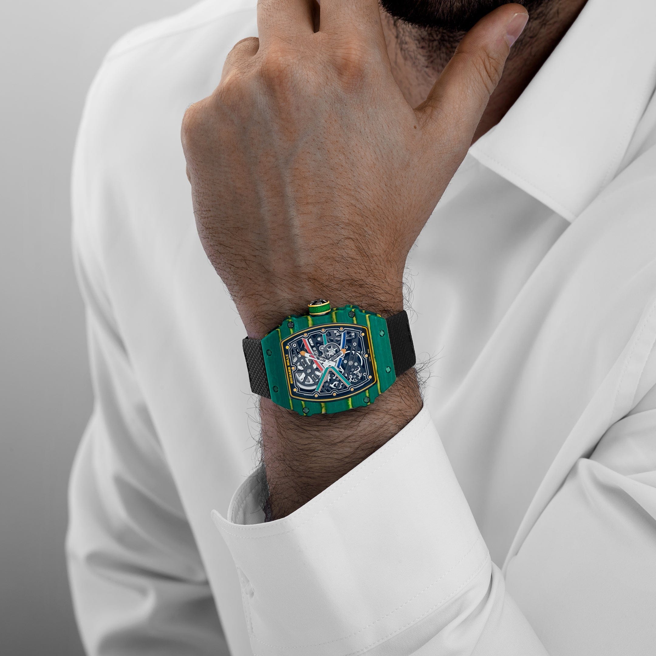 Richard Mille RM 67-02 'Wayde Van Niekerk' Green Yellow Quartz TPT (2017)