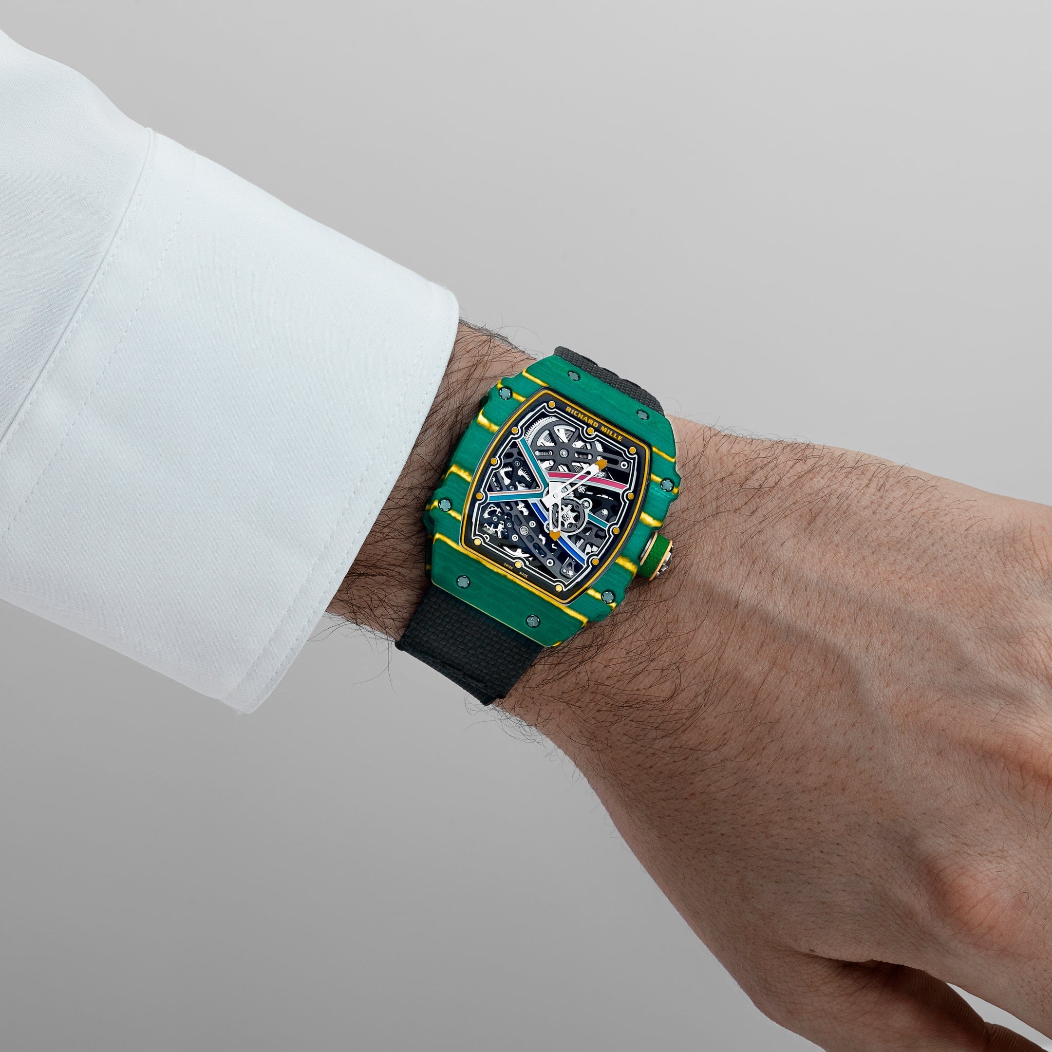 Richard Mille RM 67-02 'Wayde Van Niekerk' Green Yellow Quartz TPT (2017)