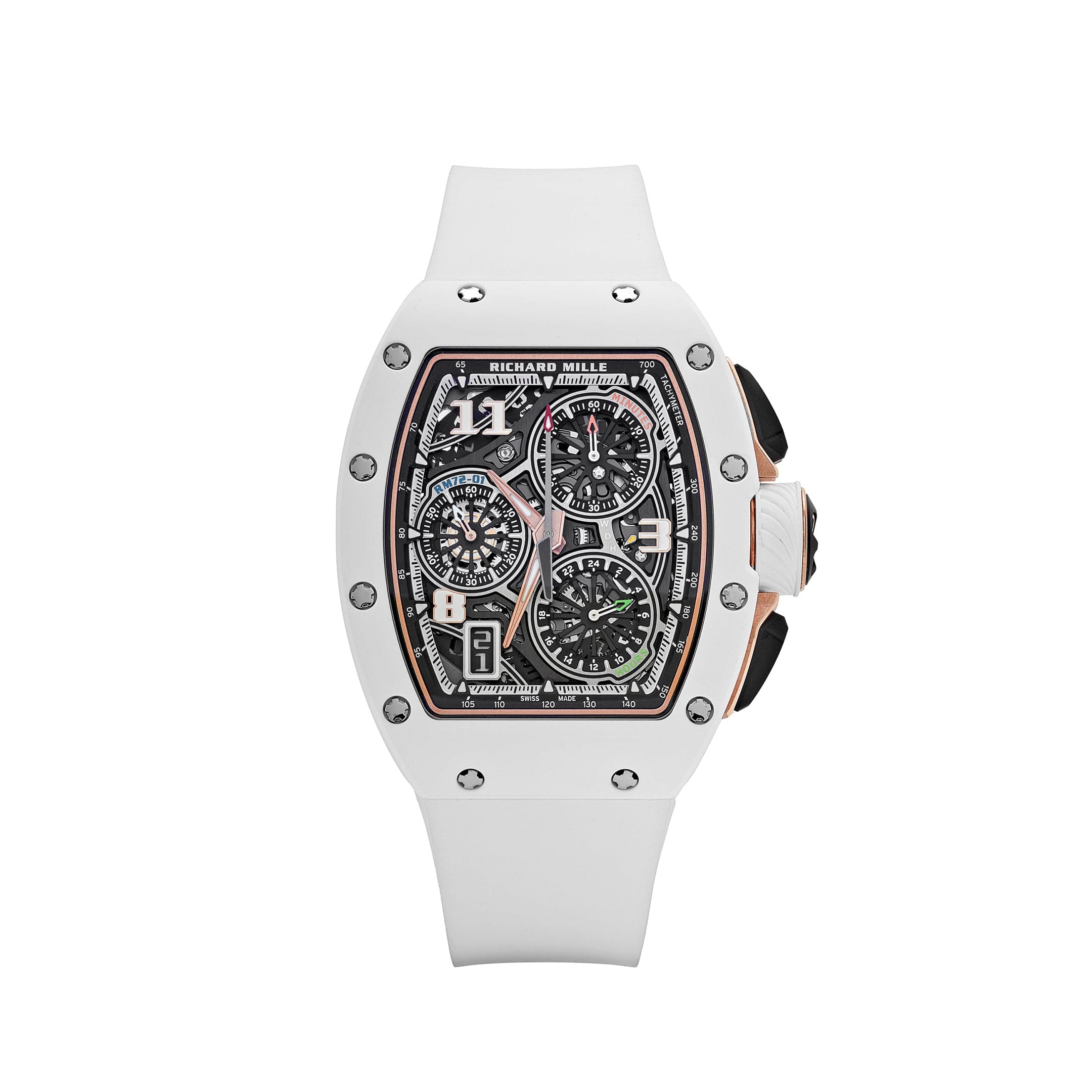 Richard Mille RM 72-01 Lifestyle In-House Chronograph White Ceramic (2023)