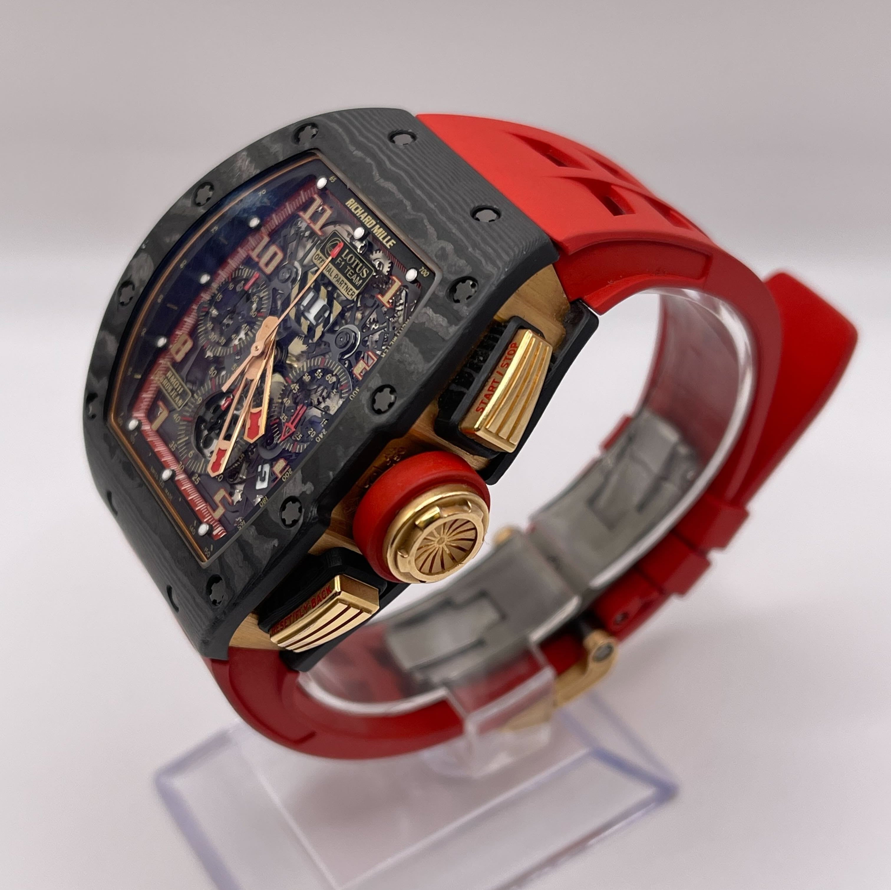 Richard Mille Romain Grosjean Lotus F1 Carbon Rose Gold RM011 Wrist Aficionado