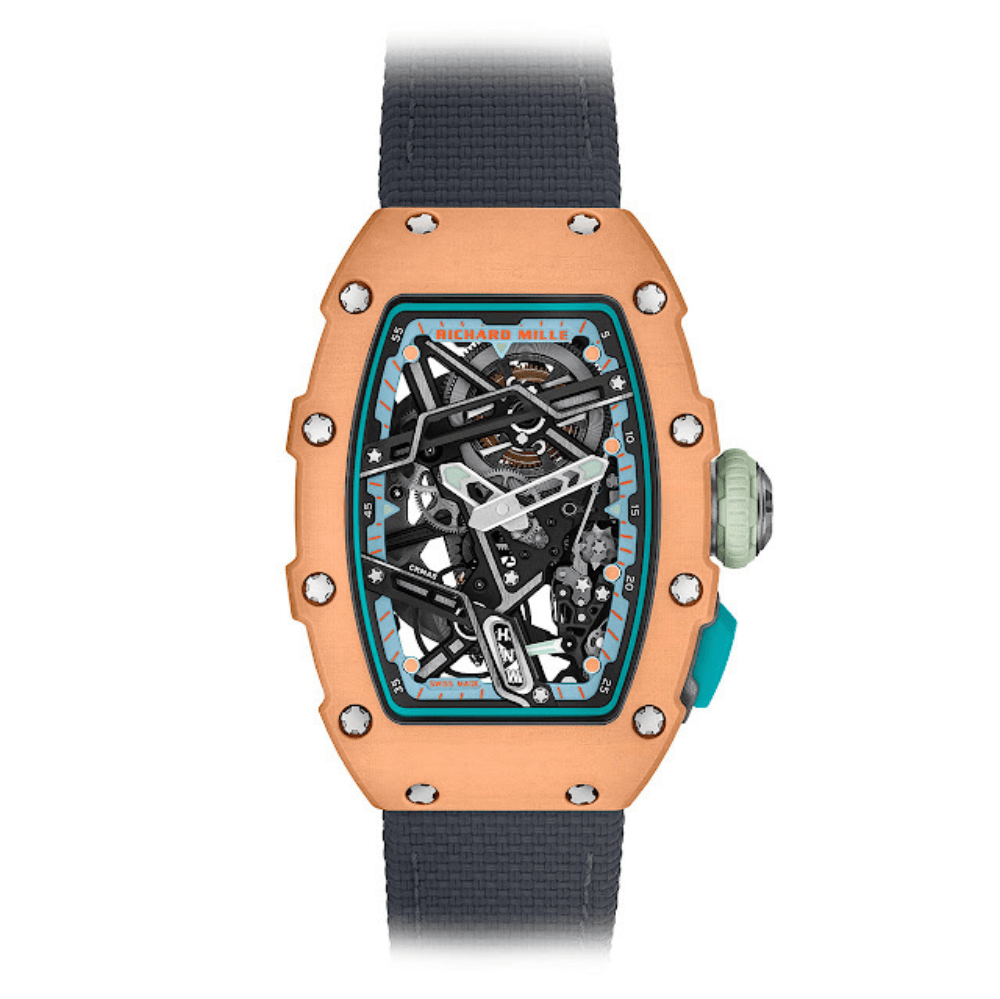 Luxury Watch Richard Mille Salmon Pink Quartz TPT RM07-04 Automatic Sport Wrist Aficionado