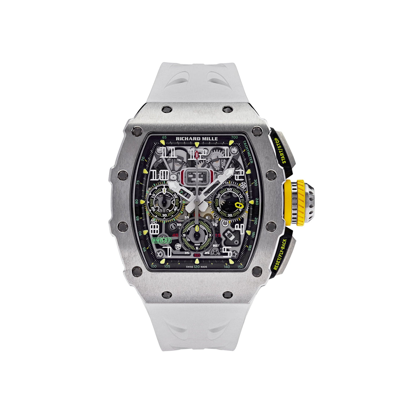 Luxury Watch Richard Mille Titanium Automatic Flyback Chronograph RM11-03 Wrist Aficionado