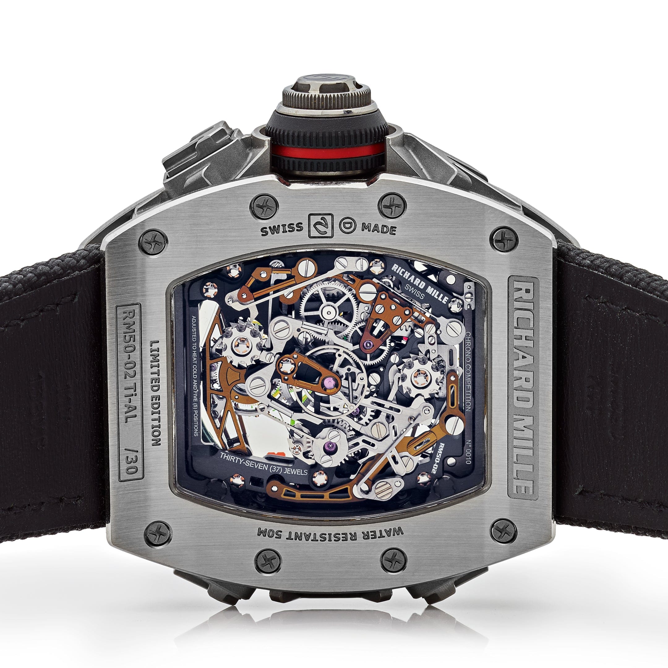 Richard Mille Tourbillon Split-Seconds Chronograph Airbus Titanium/Aluminum LE RM50-02 Wrist Aficionado