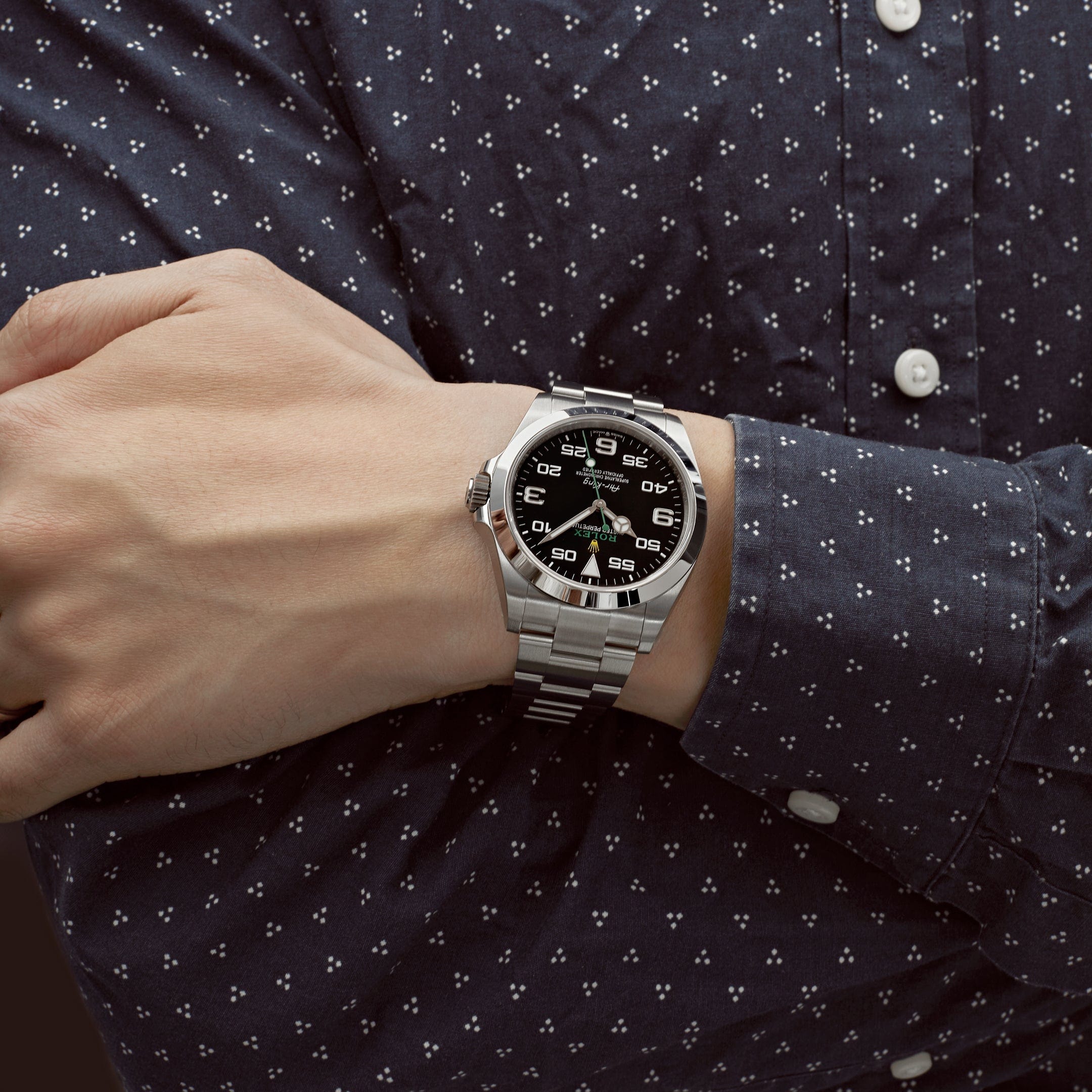 Luxury Watch Rolex Air King Oystersteel Black Dial 116900 (2022) Wrist Aficionado